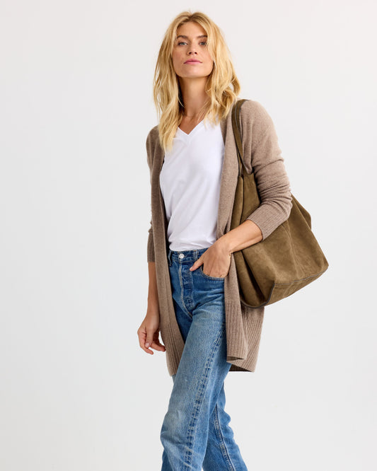 Long Cashmere Cardigan