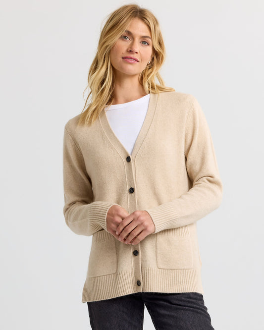 Cashmere Boyfriend Cardigan