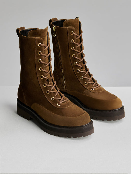 Calsen Lug Sole Suede Boot