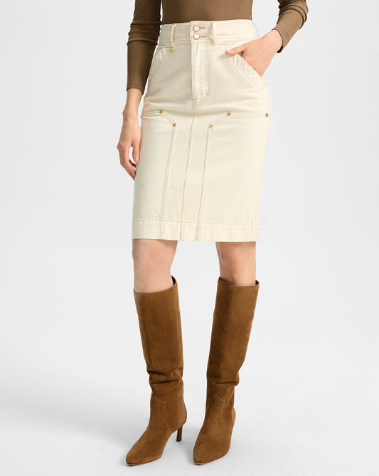 Rian Denim Midi Skirt