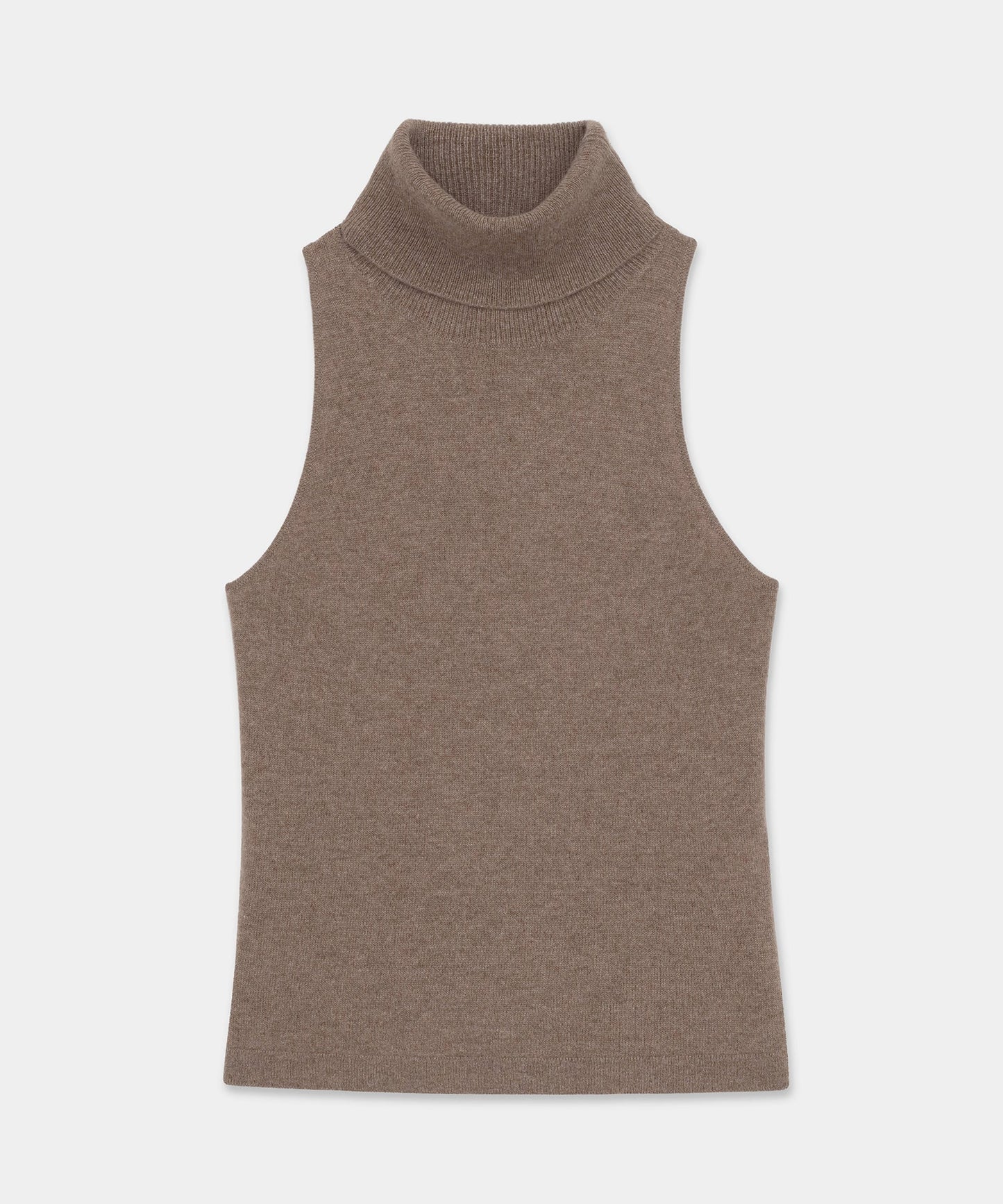 Signature Cashmere Sleeveless Turtleneck