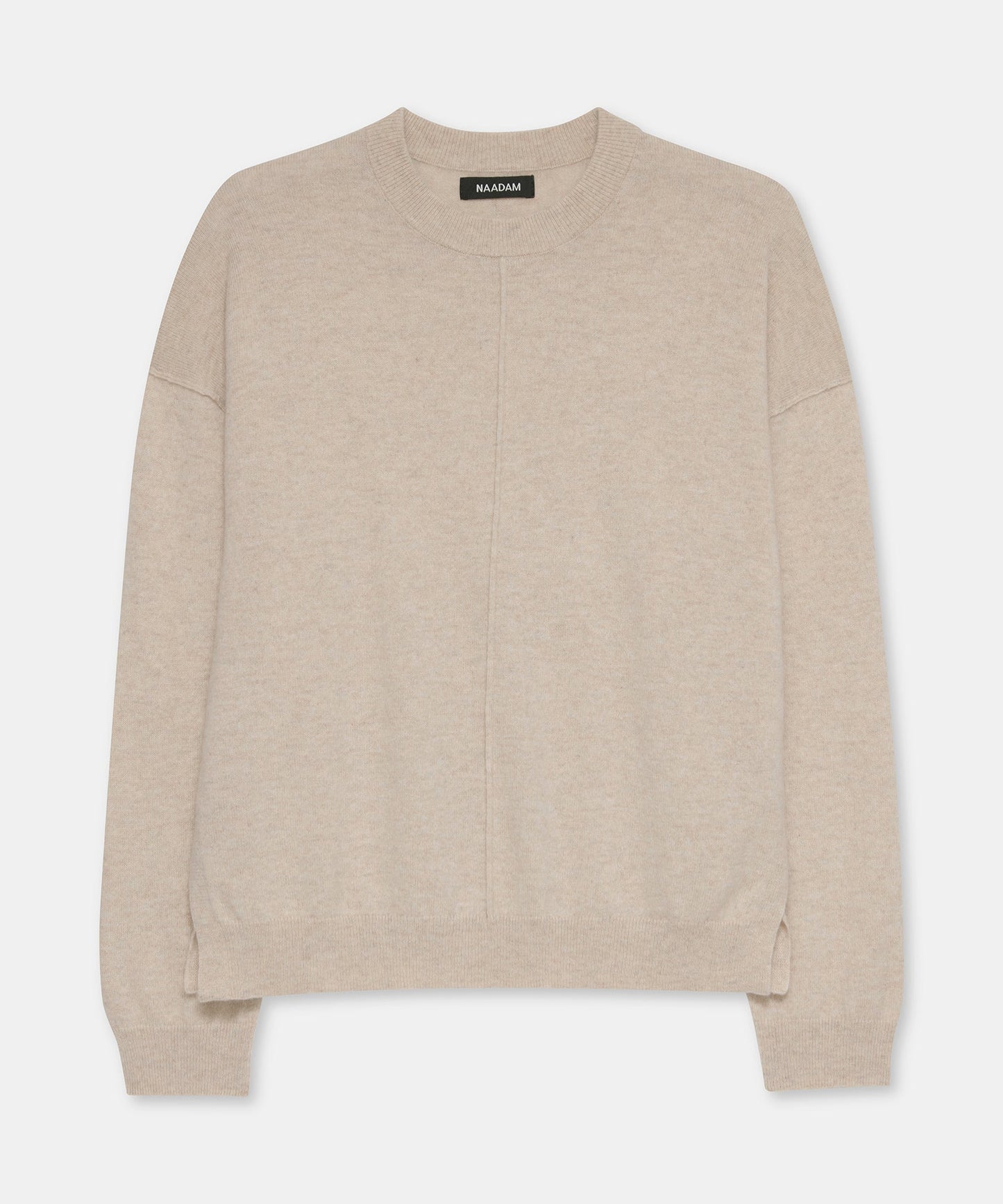 Signature Cashmere Crewneck Sweater with Pintucks