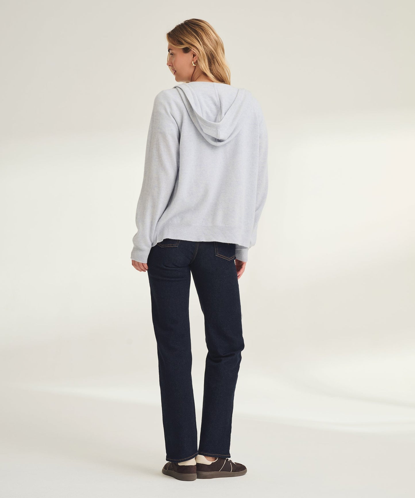 Signature Cashmere Zip Up Hoodie