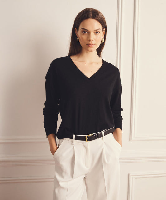 Super Fine Cashmere V-Neck
