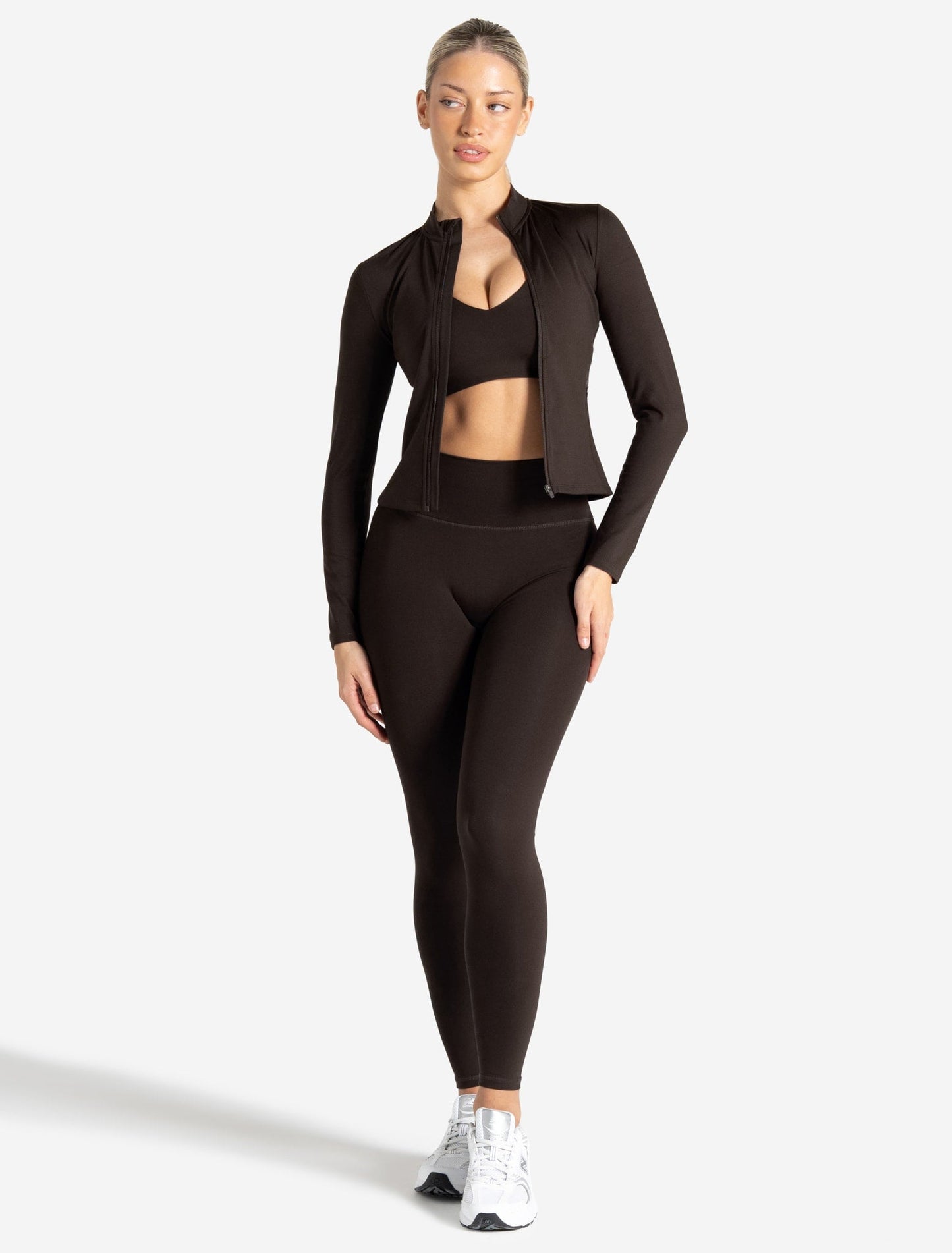 Allure Zip Jacket - Espresso