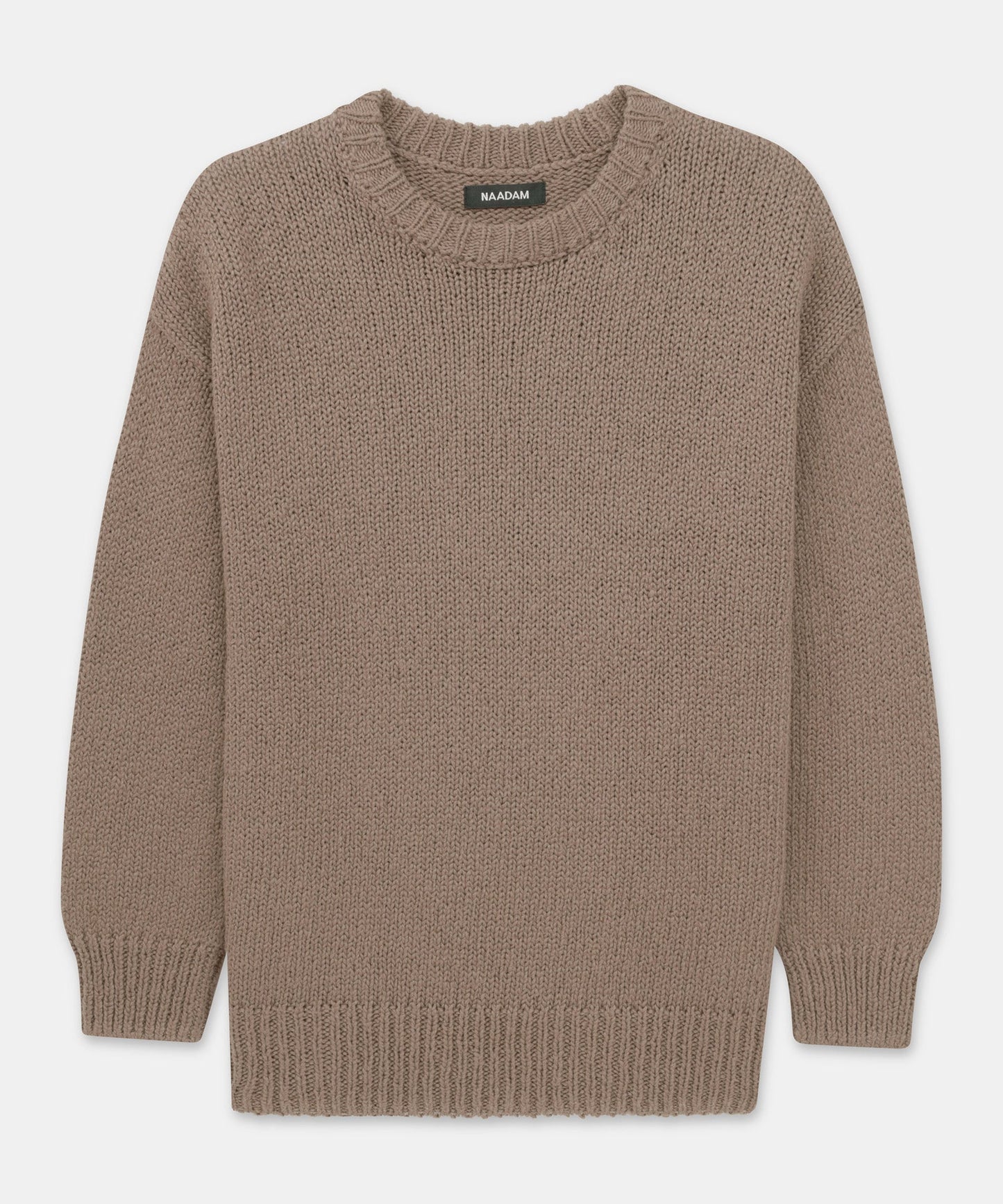 Chunky Cotton Crewneck Sweater