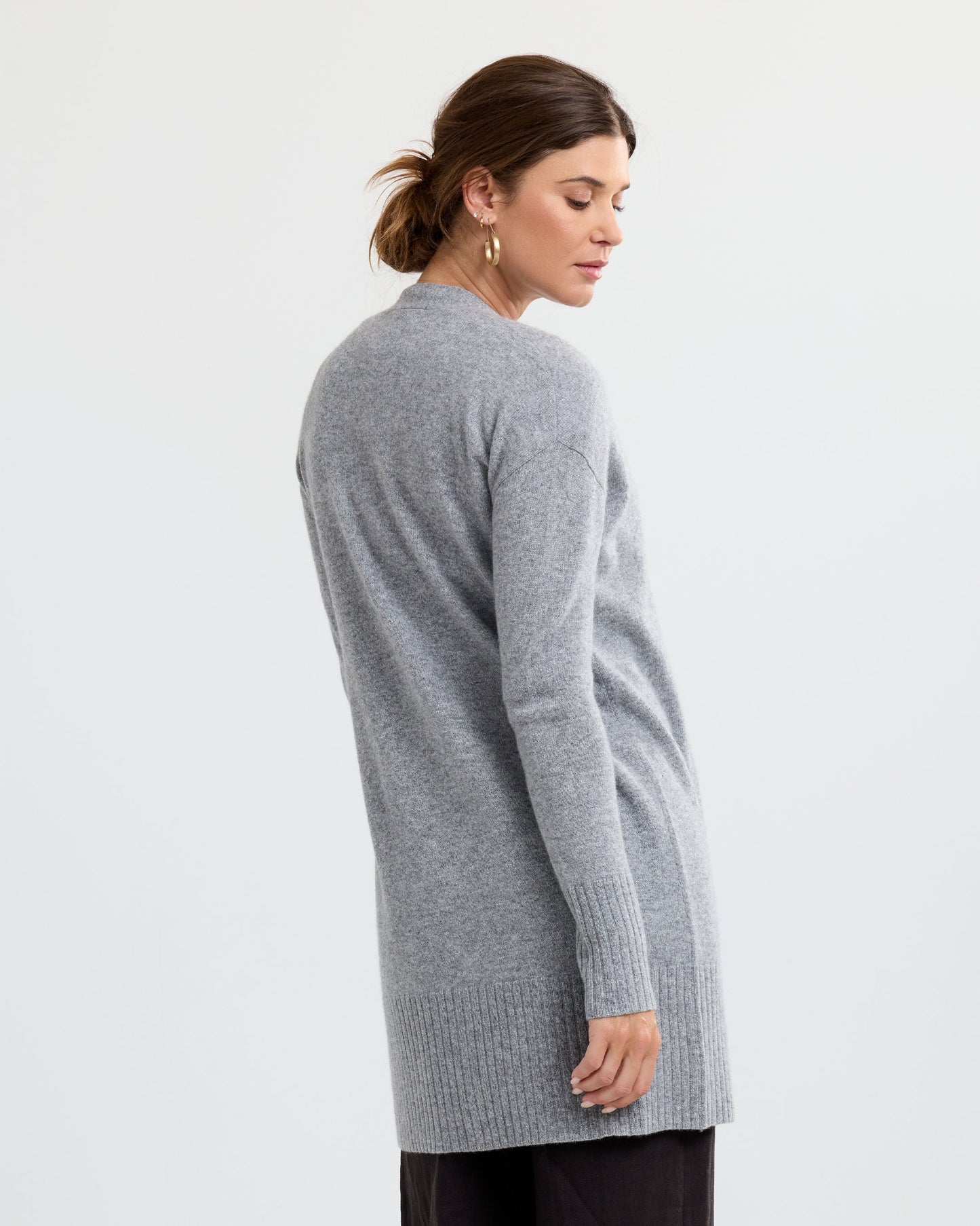Long Cashmere Cardigan