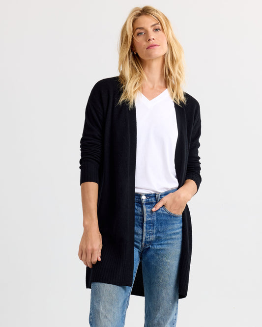 Long Cashmere Cardigan