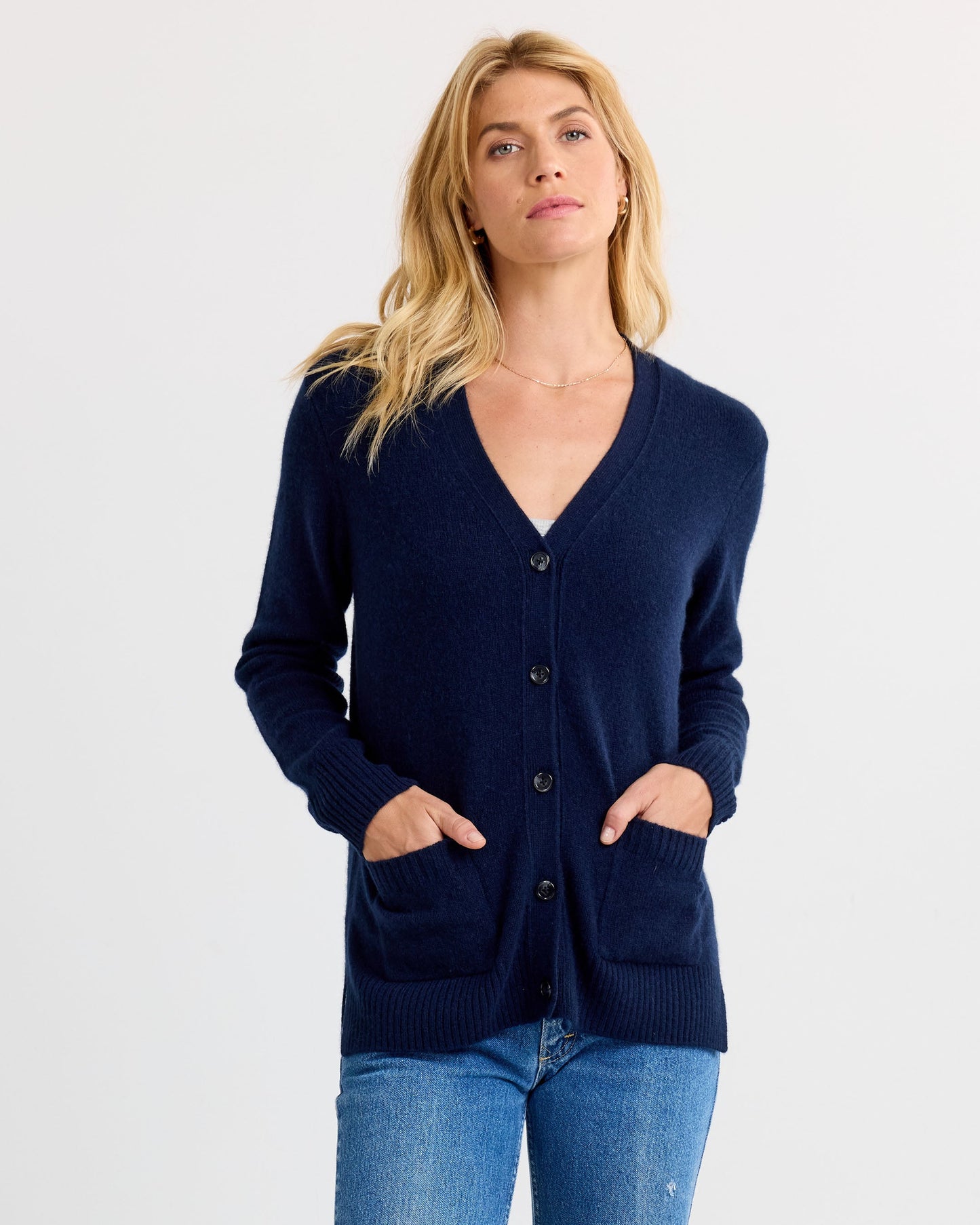 Cashmere Boyfriend Cardigan