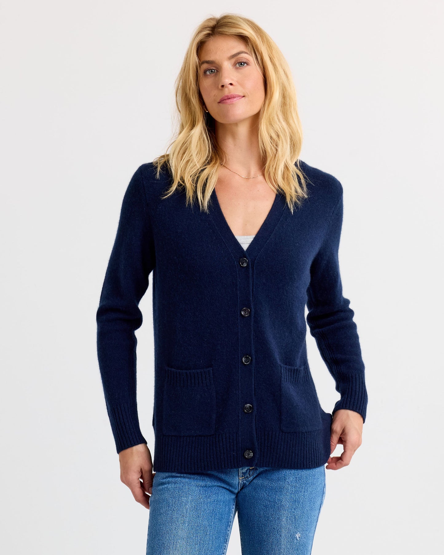 Cashmere Boyfriend Cardigan