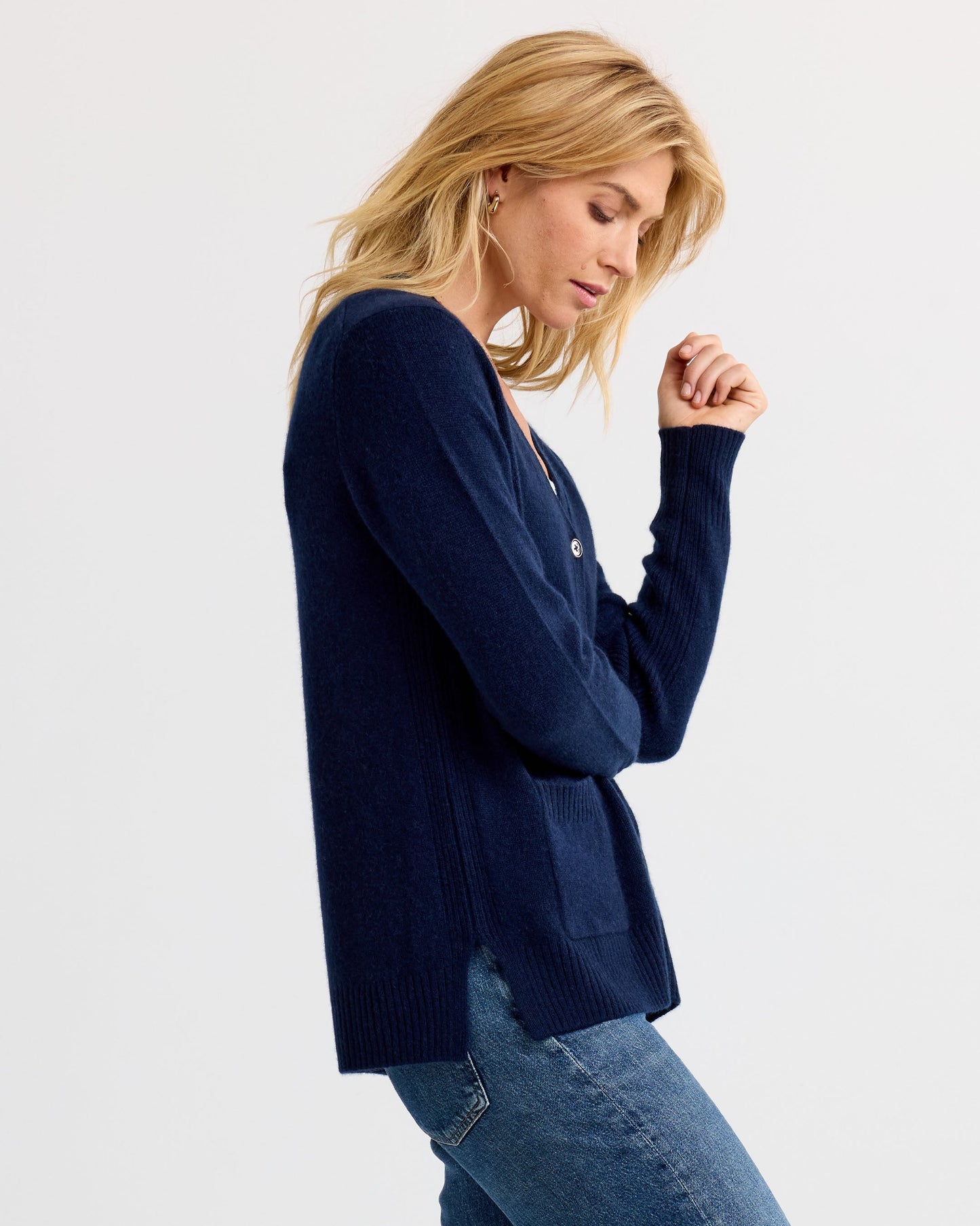 Cashmere Boyfriend Cardigan