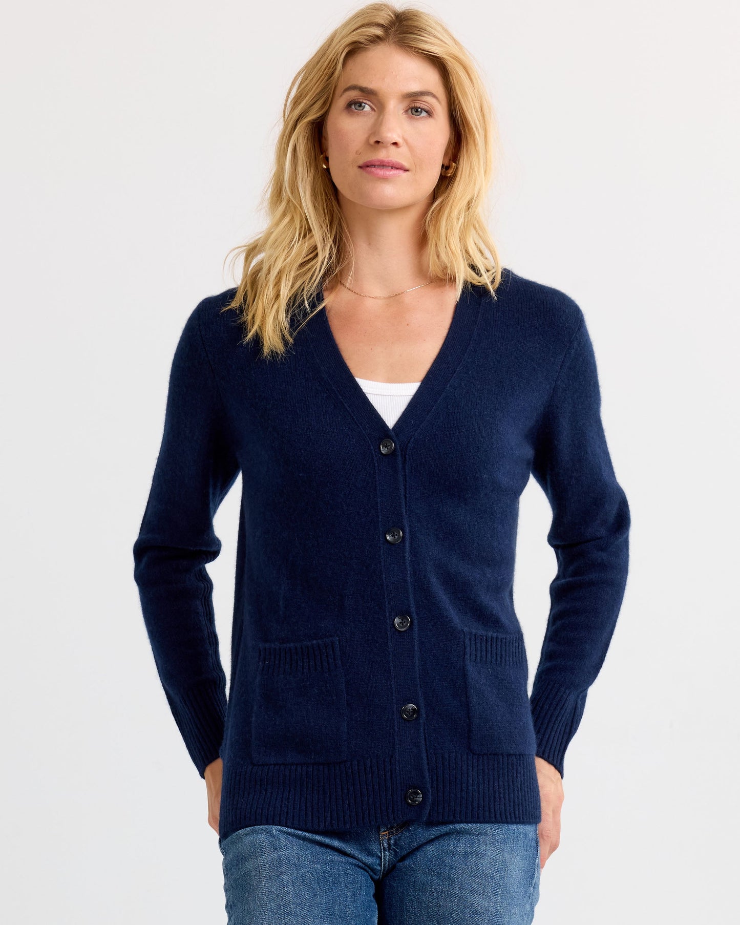 Cashmere Boyfriend Cardigan