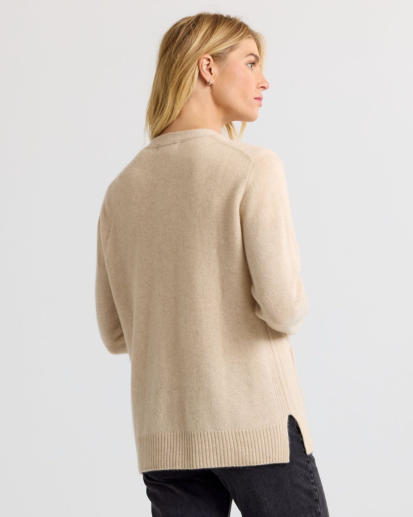 Cashmere Boyfriend Cardigan