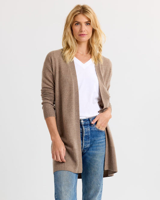 Long Cashmere Cardigan