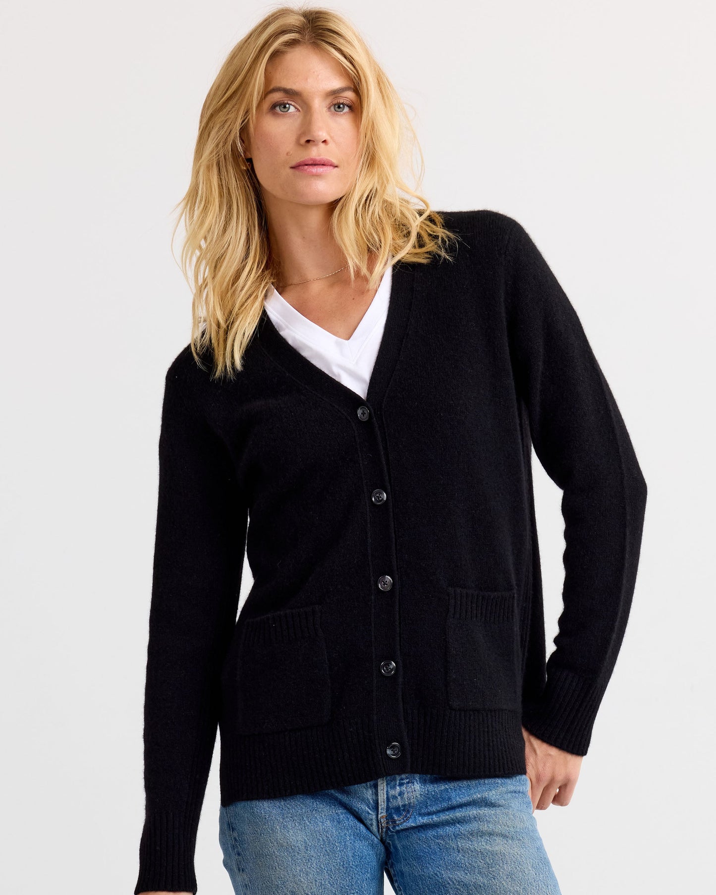 Cashmere Boyfriend Cardigan