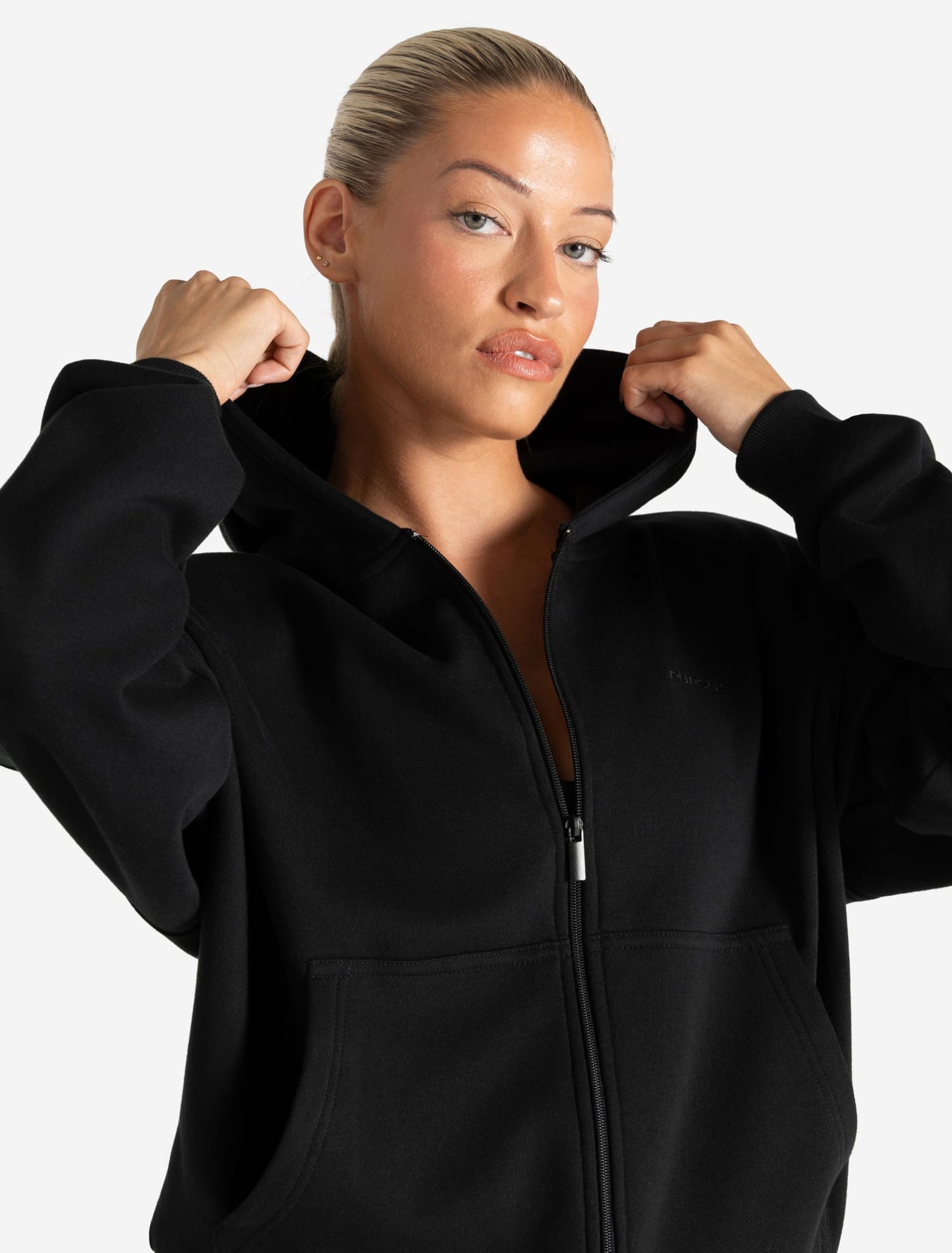 Core Zip Hoodie - Black