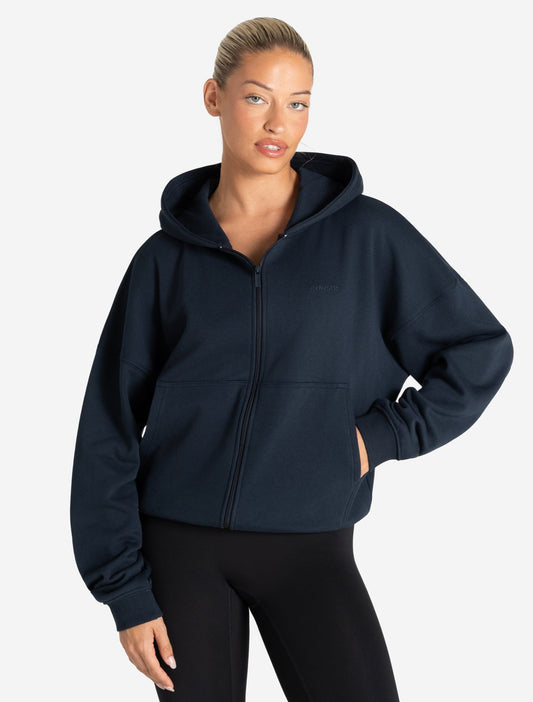 Core Zip Hoodie - Navy