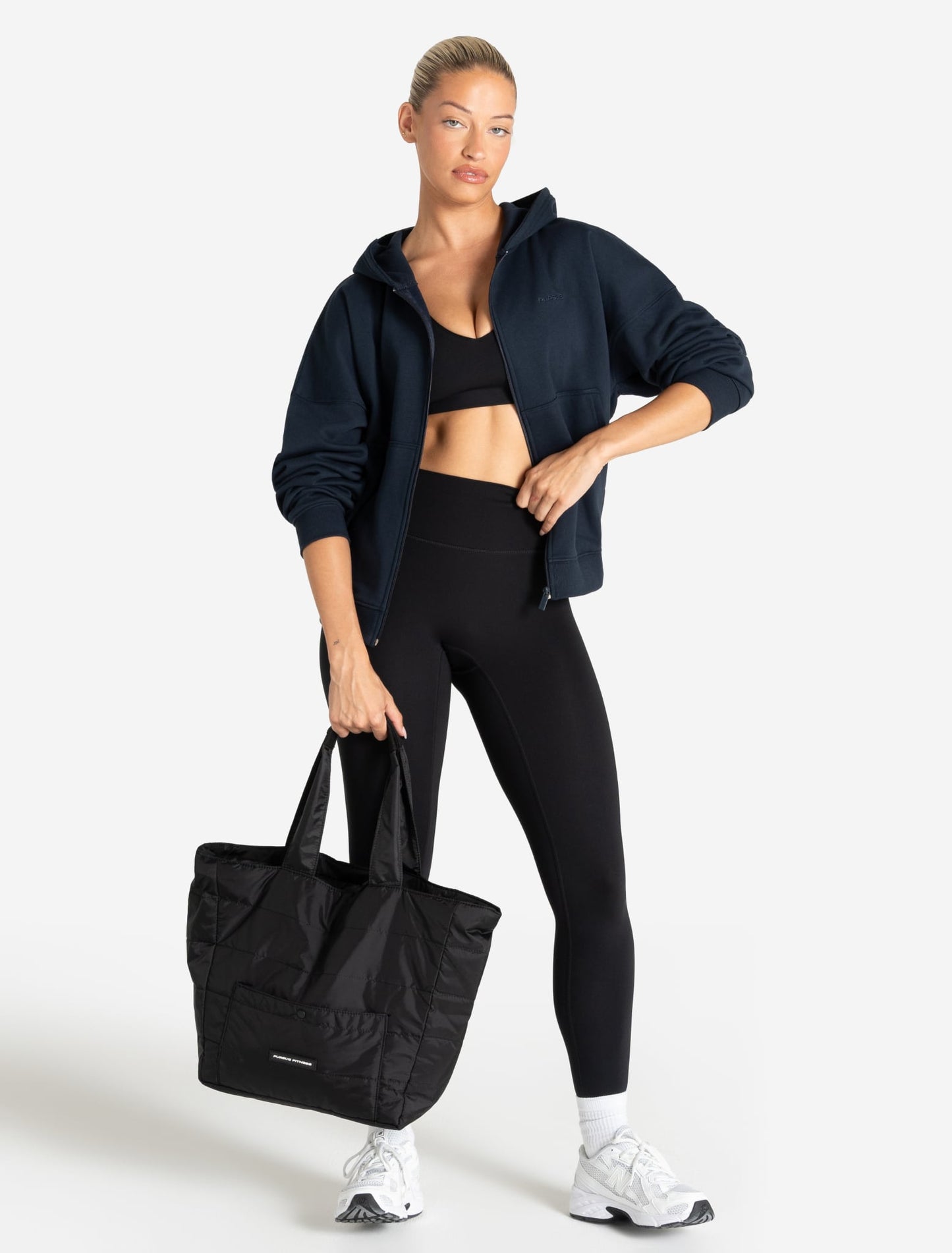 Core Zip Hoodie - Navy