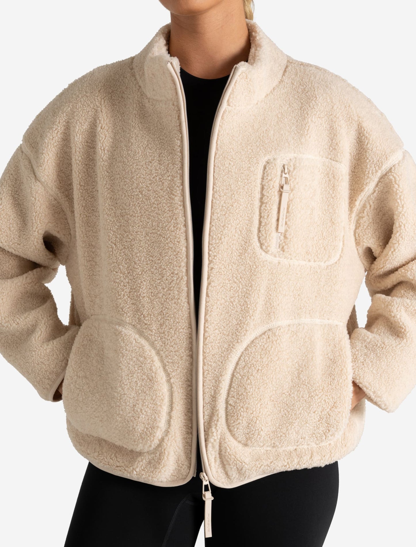 Borg Fleece Jacket - Cream