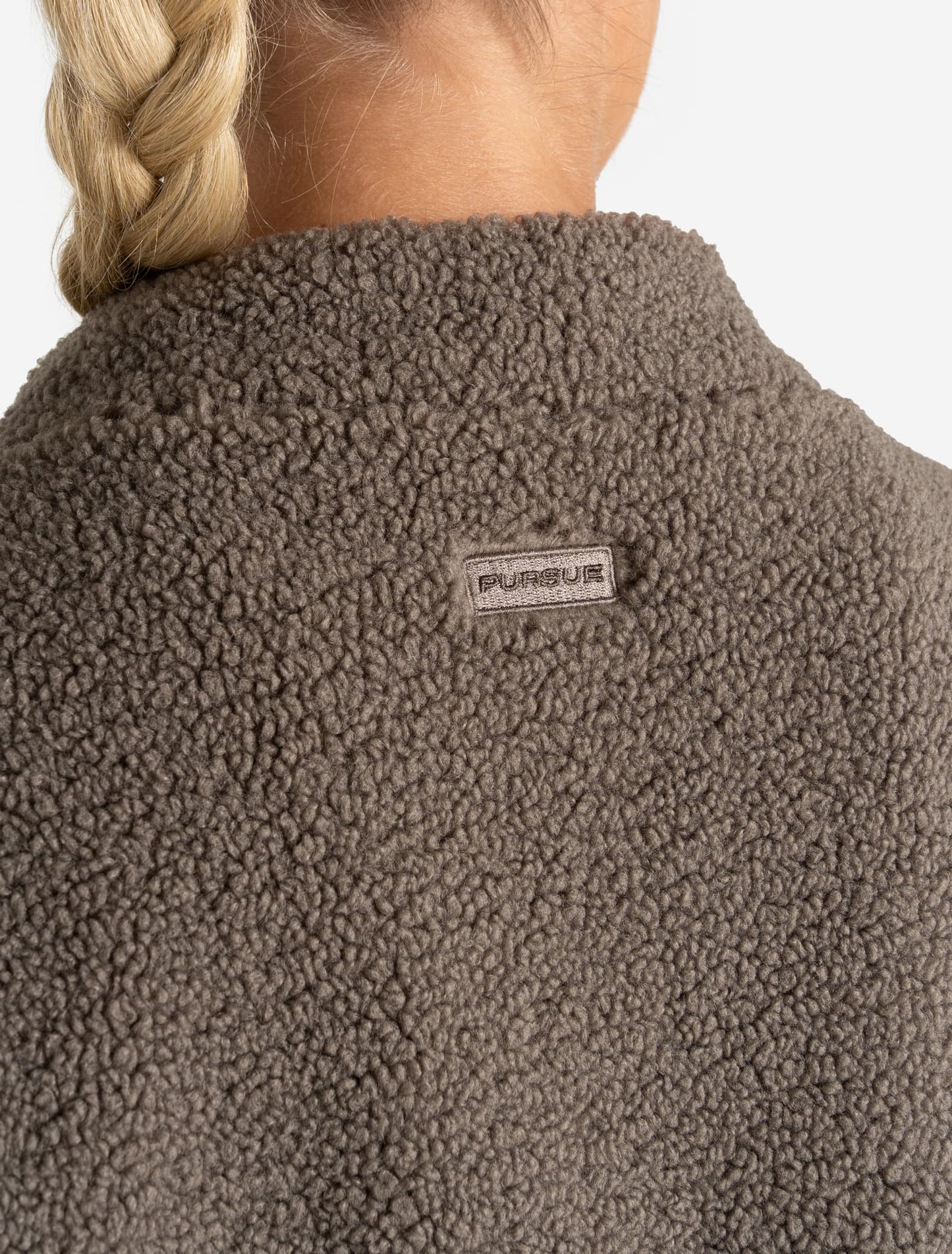 Borg Fleece Jacket - Mole