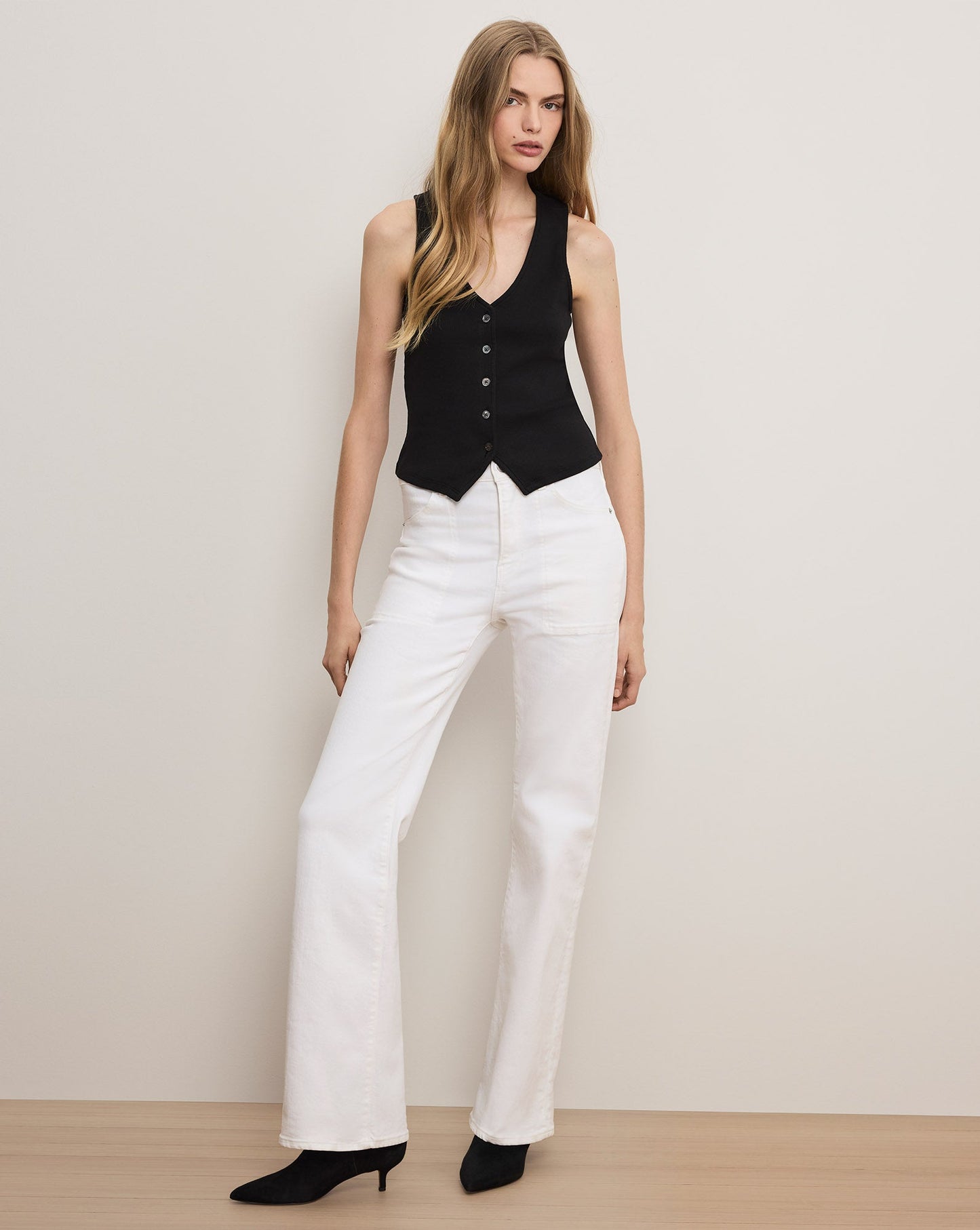 Crosbie Slim Wide-Leg Jean