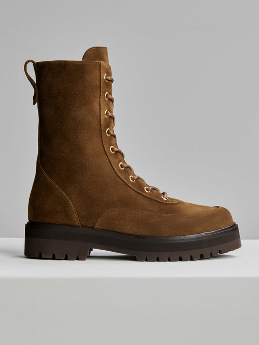 Calsen Lug Sole Suede Boot