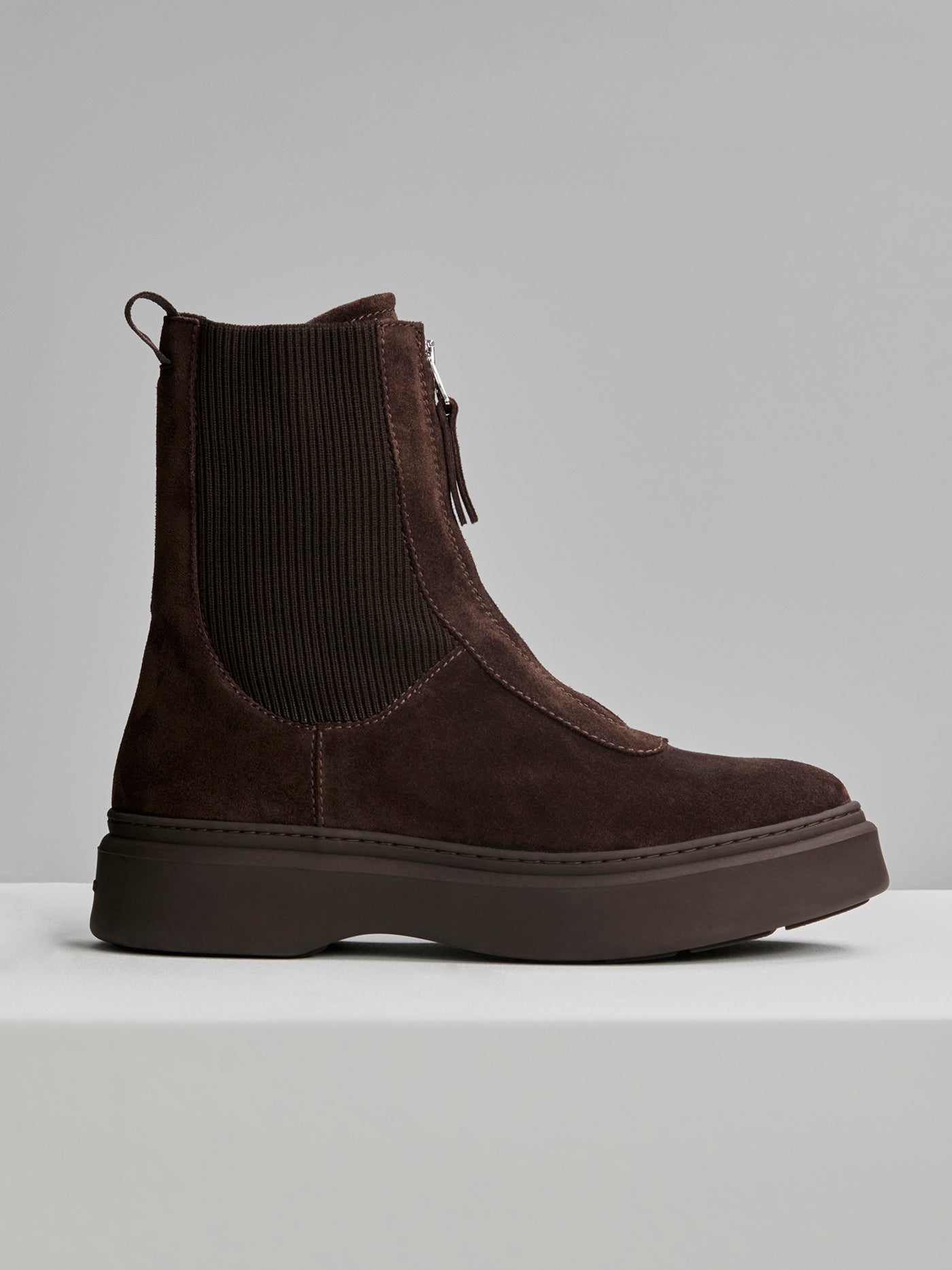 Corian Zip Front Ankle Boot