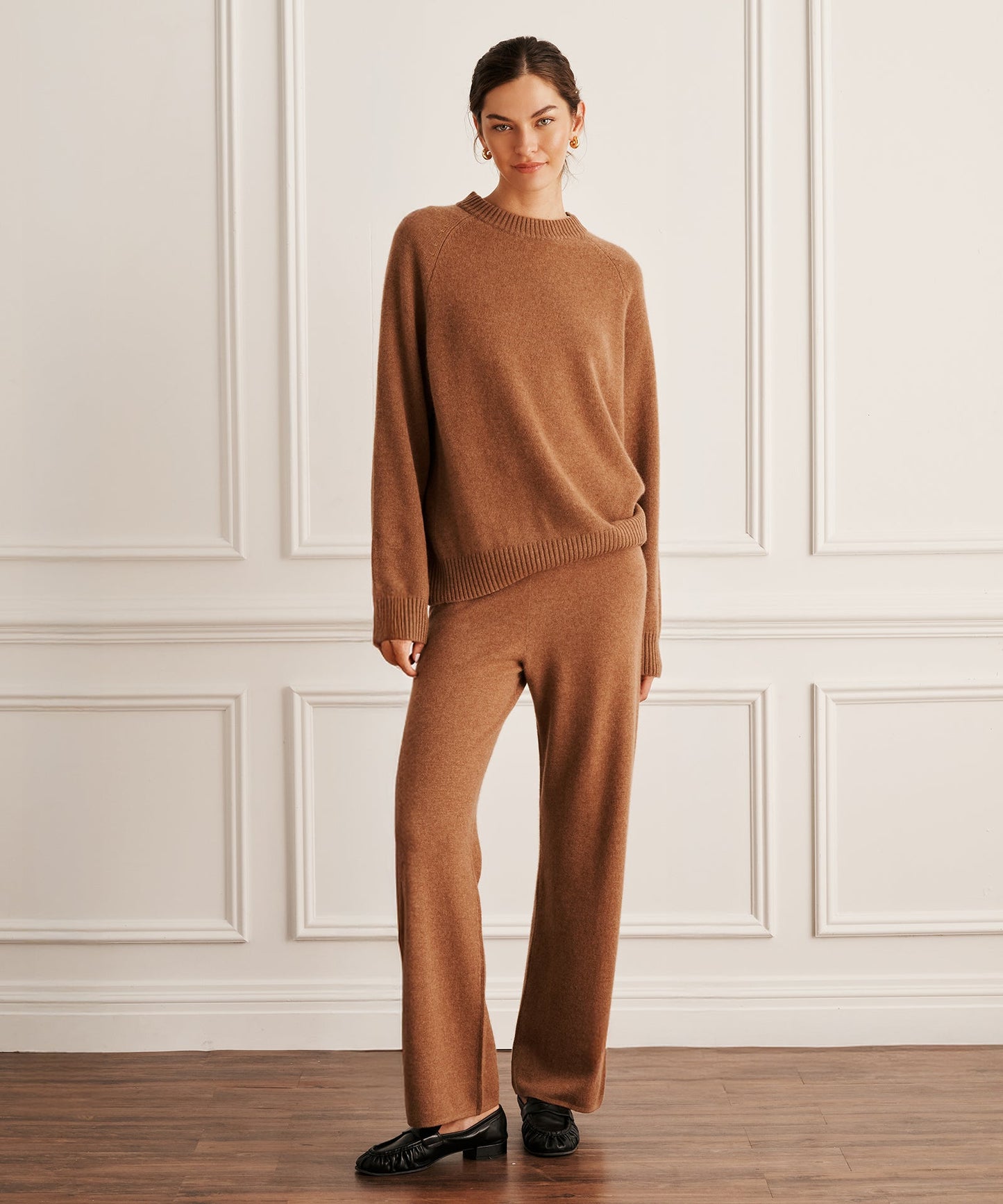 Luxe Cashmere Oversized Crewneck Sweater