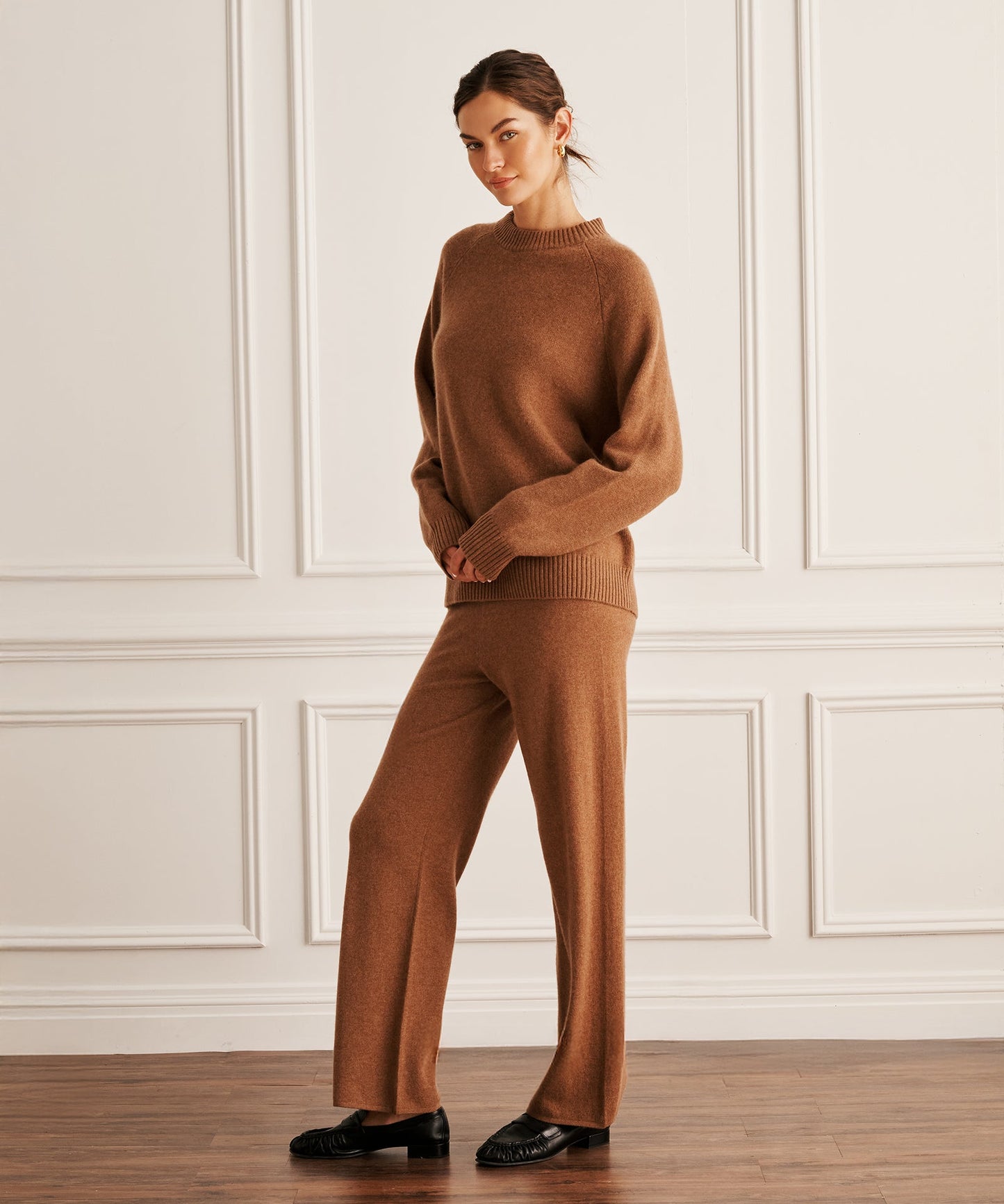 Luxe Cashmere Oversized Crewneck Sweater