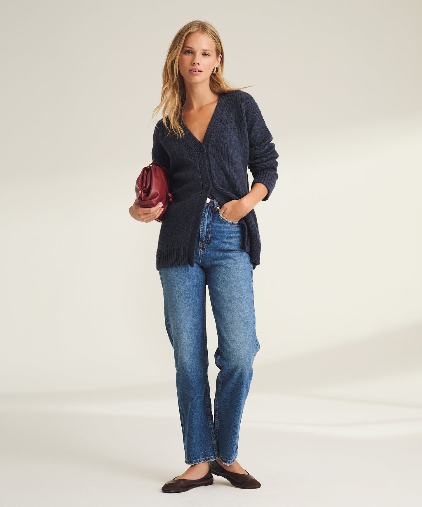 Chunky Cotton Oversized Cardigan