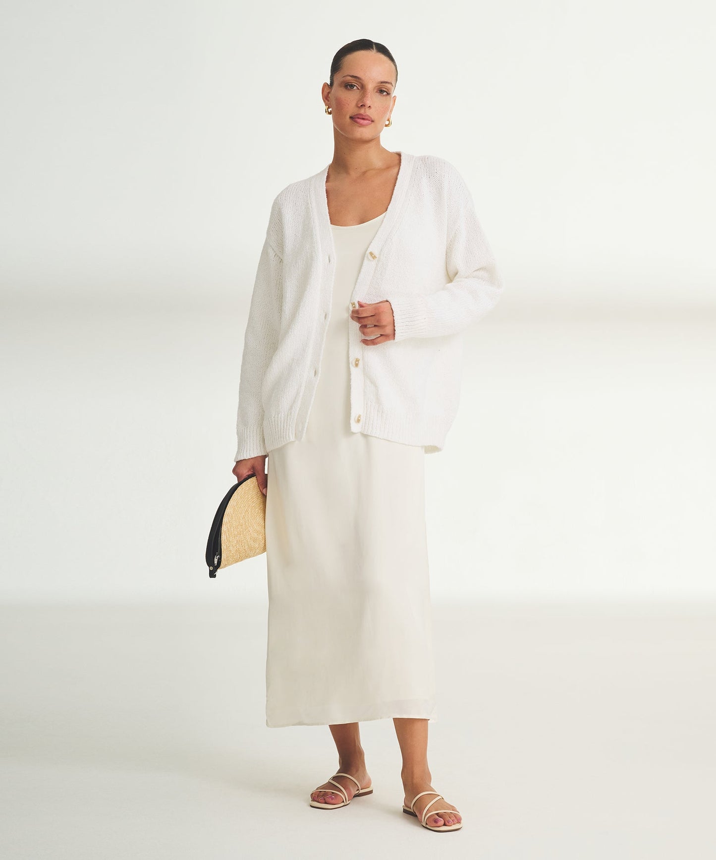 Chunky Cotton Oversized Cardigan