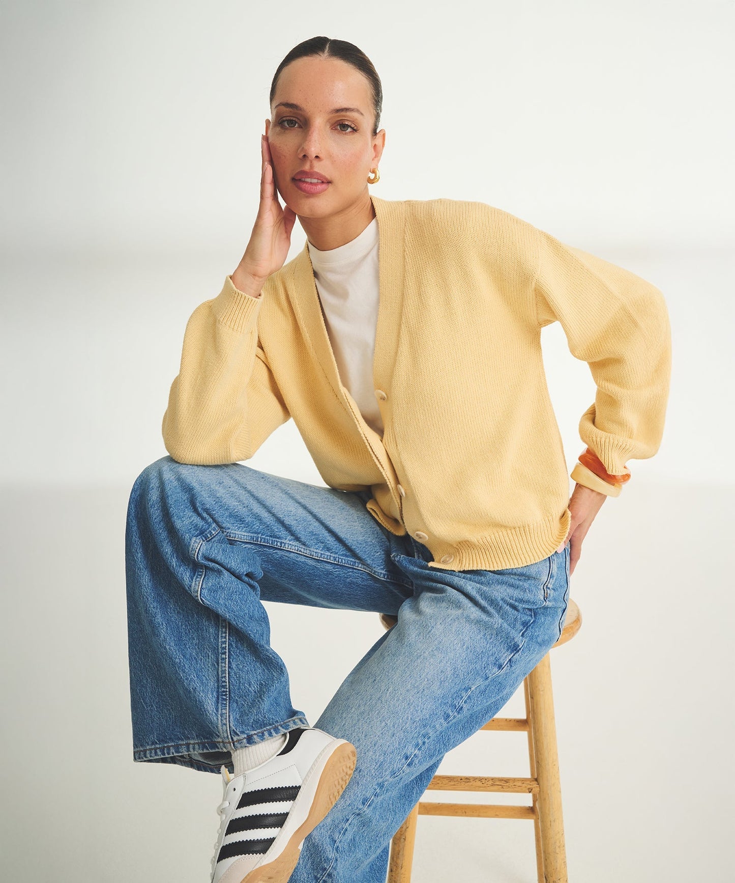 Cotton Relaxed Cardigan