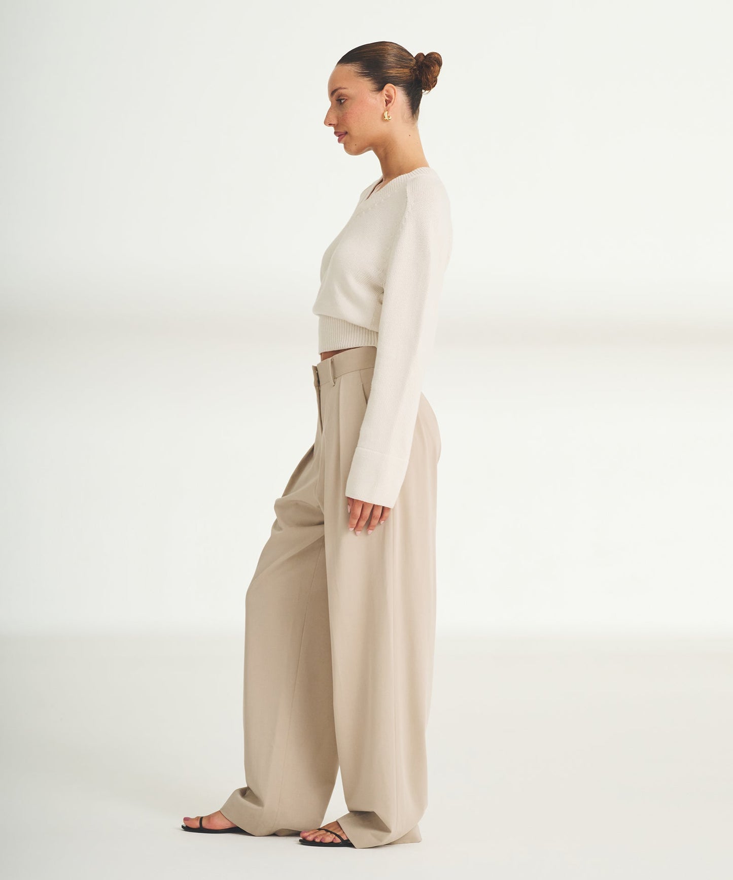 Cotton V-Neck Sweater