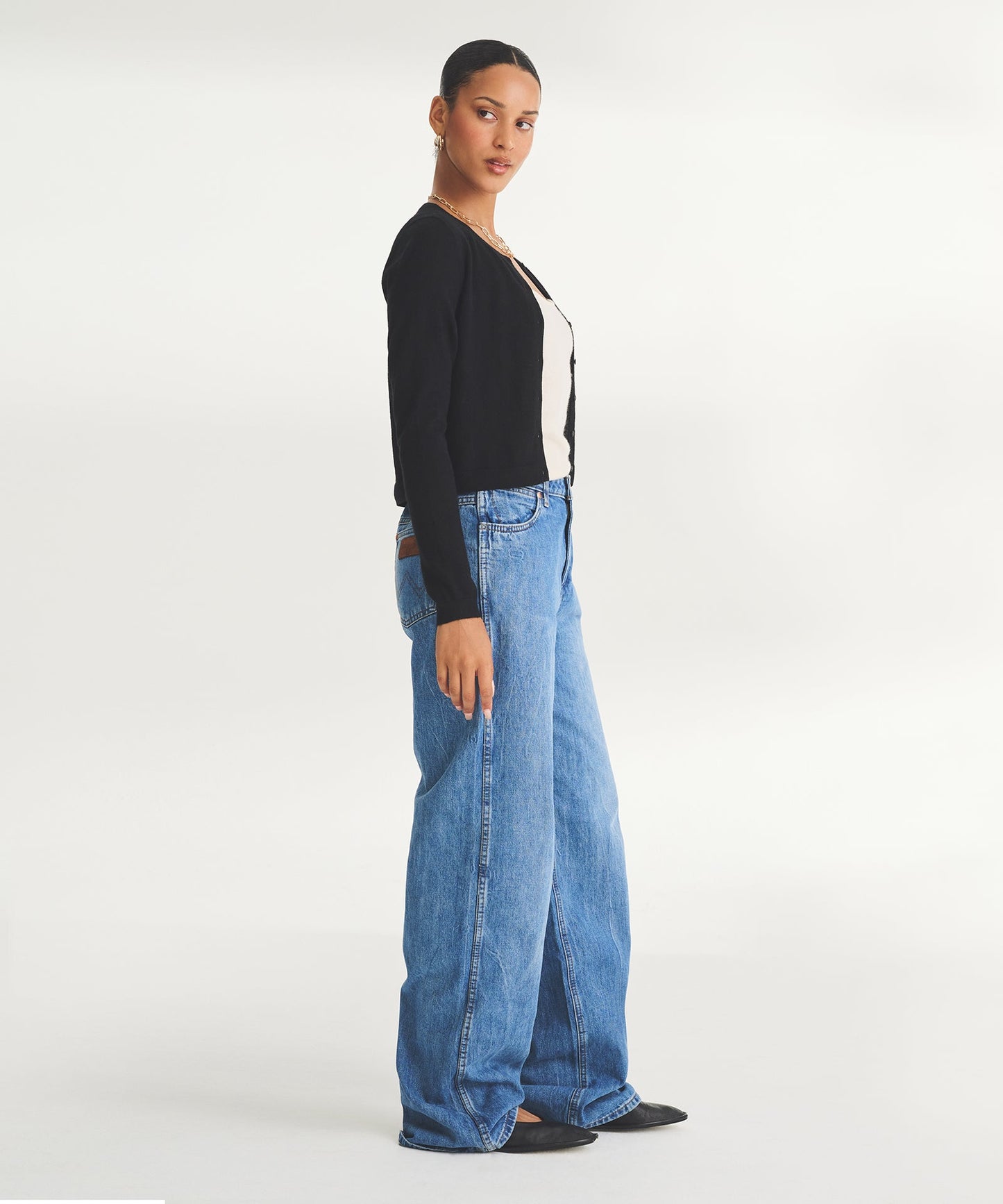 Super Fine Cashmere Cropped Cardigan