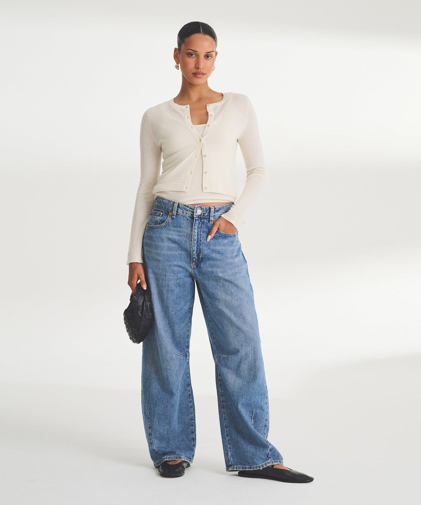 Super Fine Cashmere Cropped Cardigan