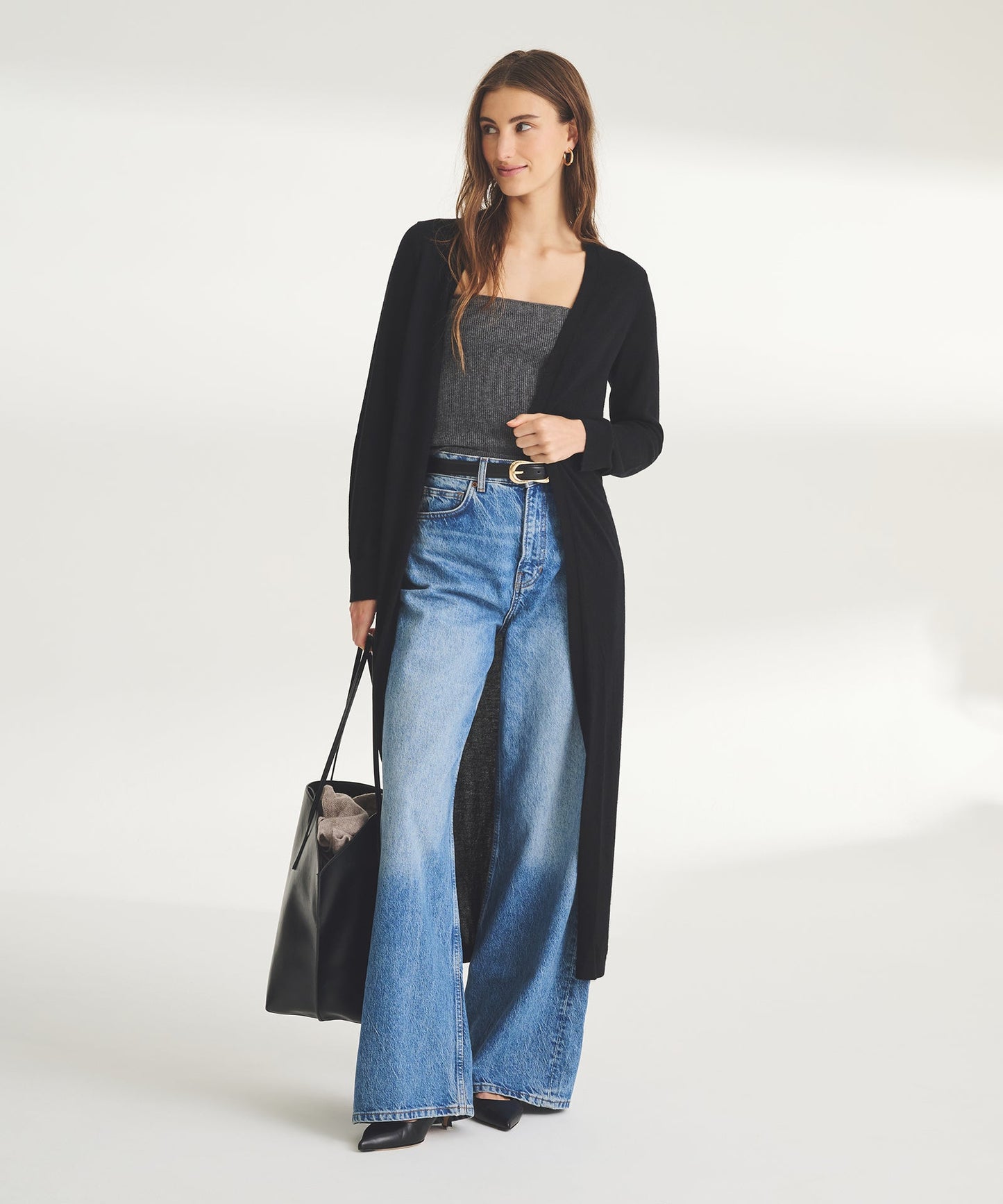 Super Fine Cashmere Duster