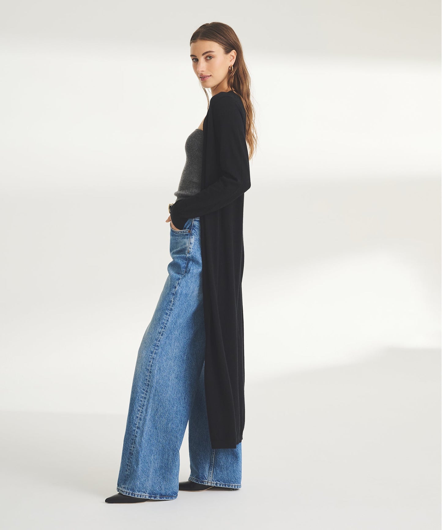 Super Fine Cashmere Duster