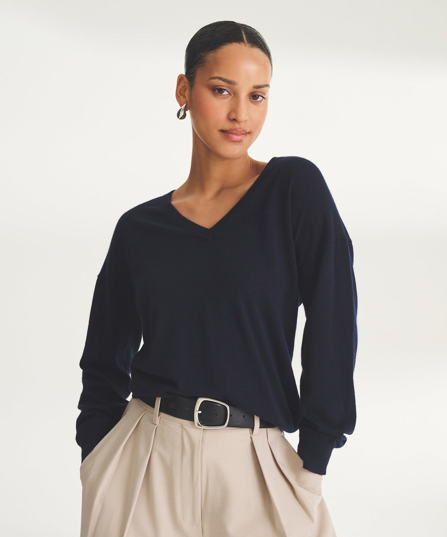 Super Fine Cashmere V-Neck
