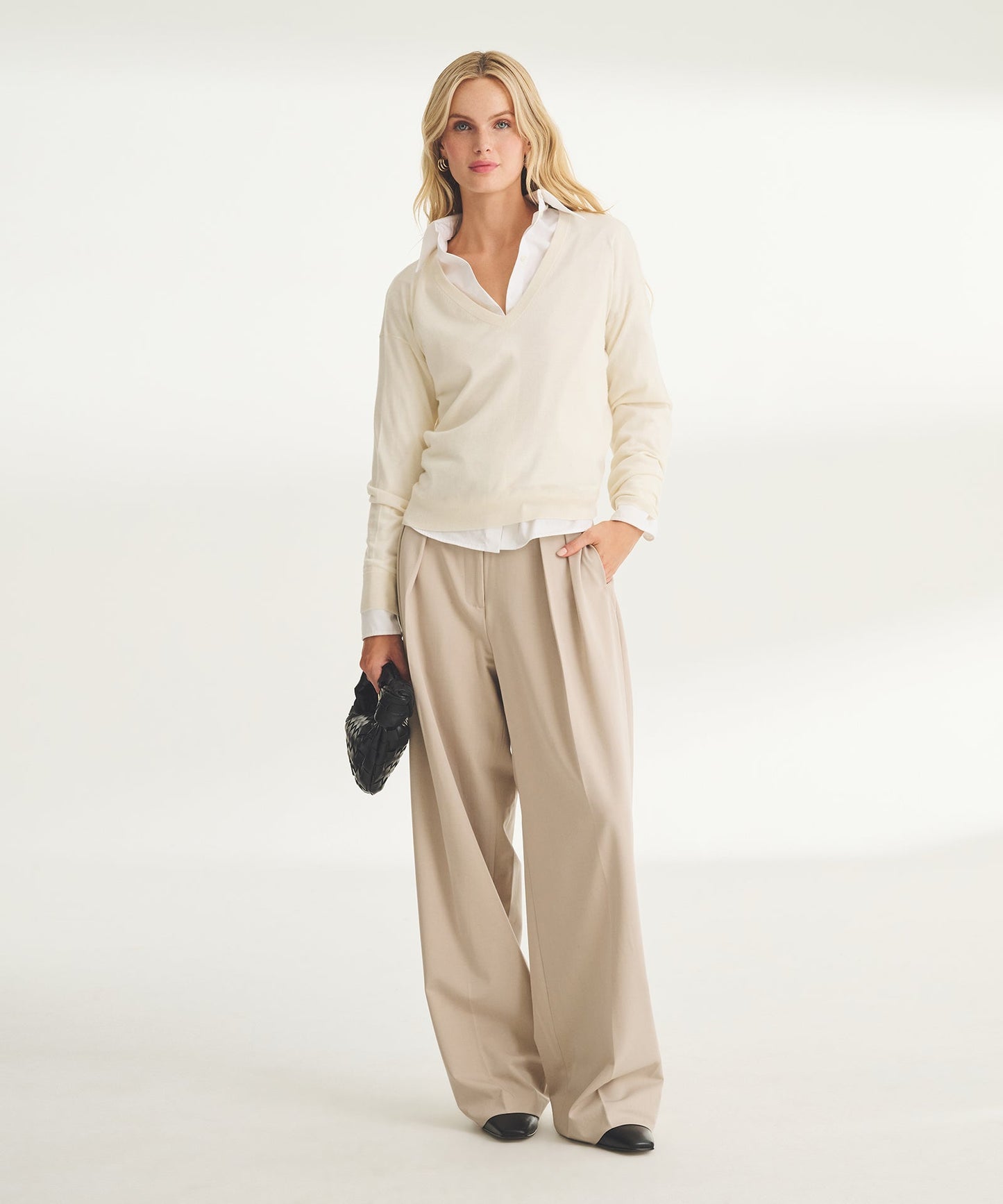 Super Fine Cashmere V-Neck