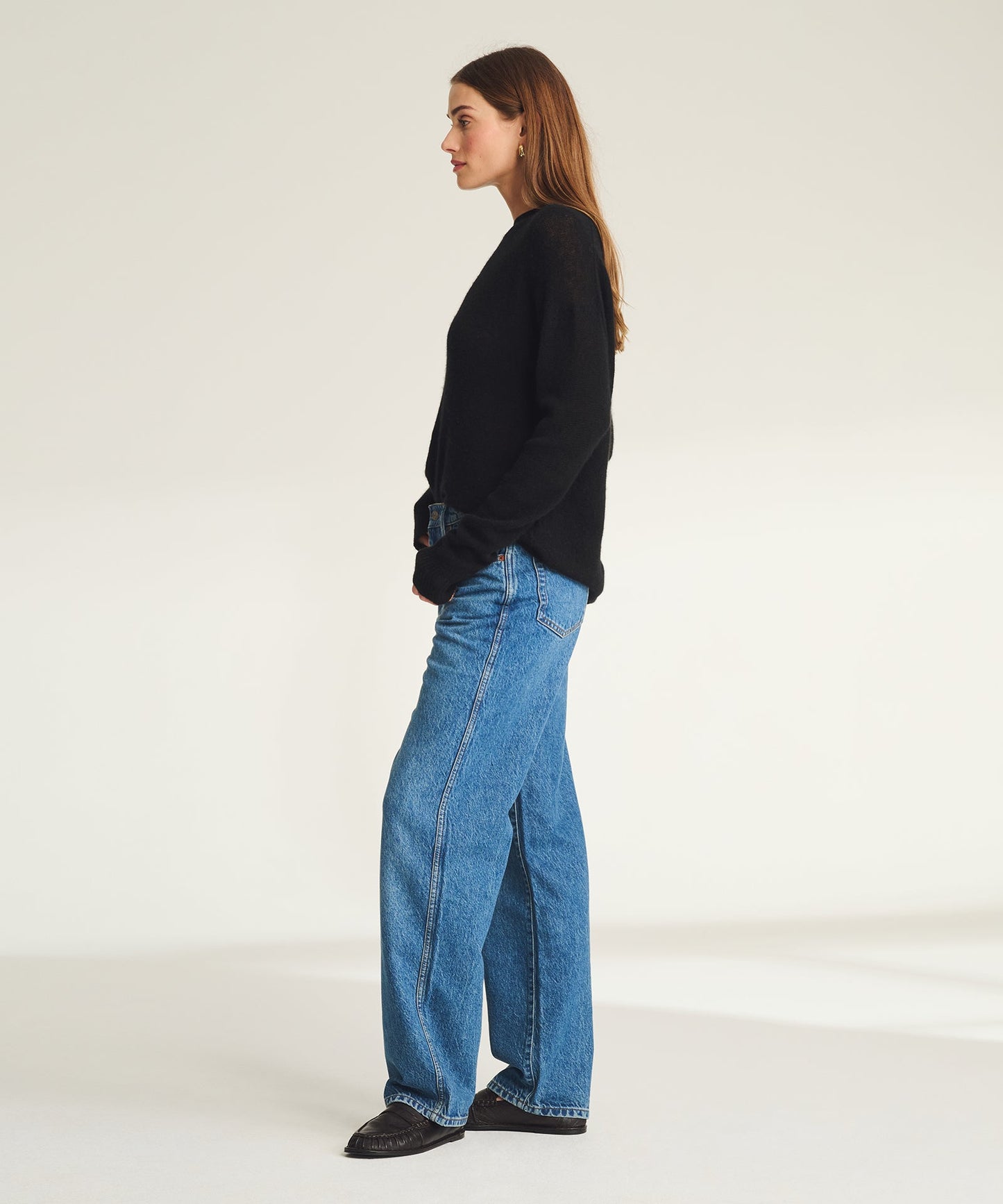 Featherweight Cashmere Crewneck Sweater