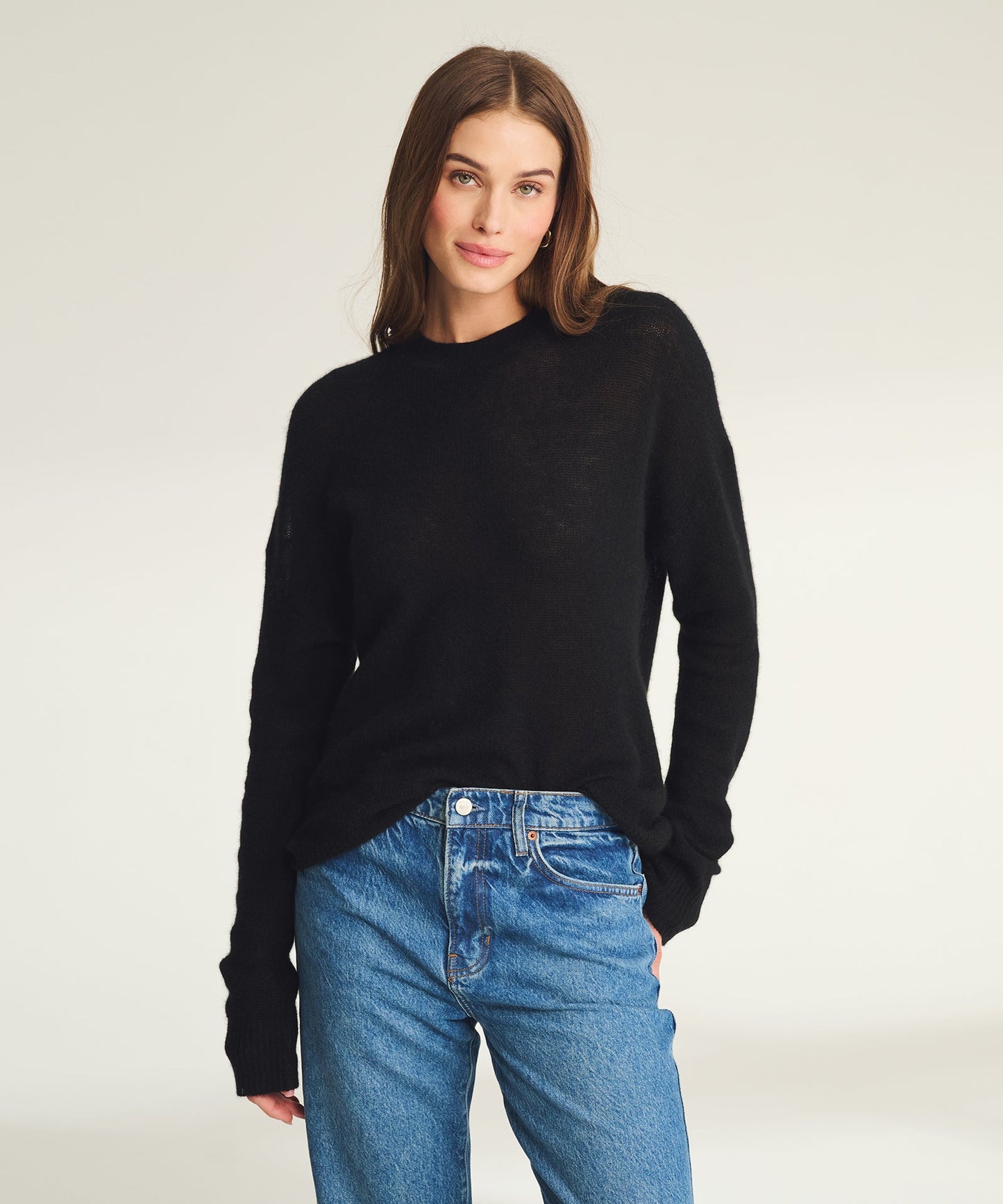 Featherweight Cashmere Crewneck Sweater