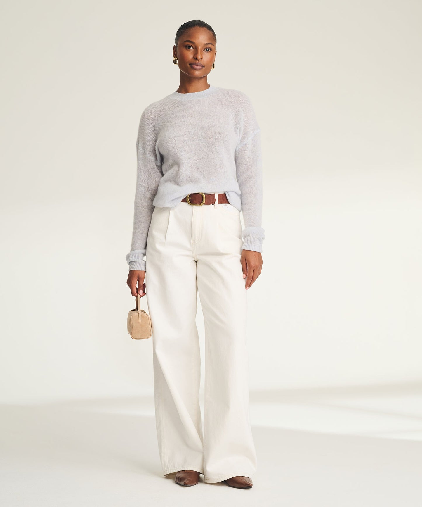 Featherweight Cashmere Crewneck Sweater