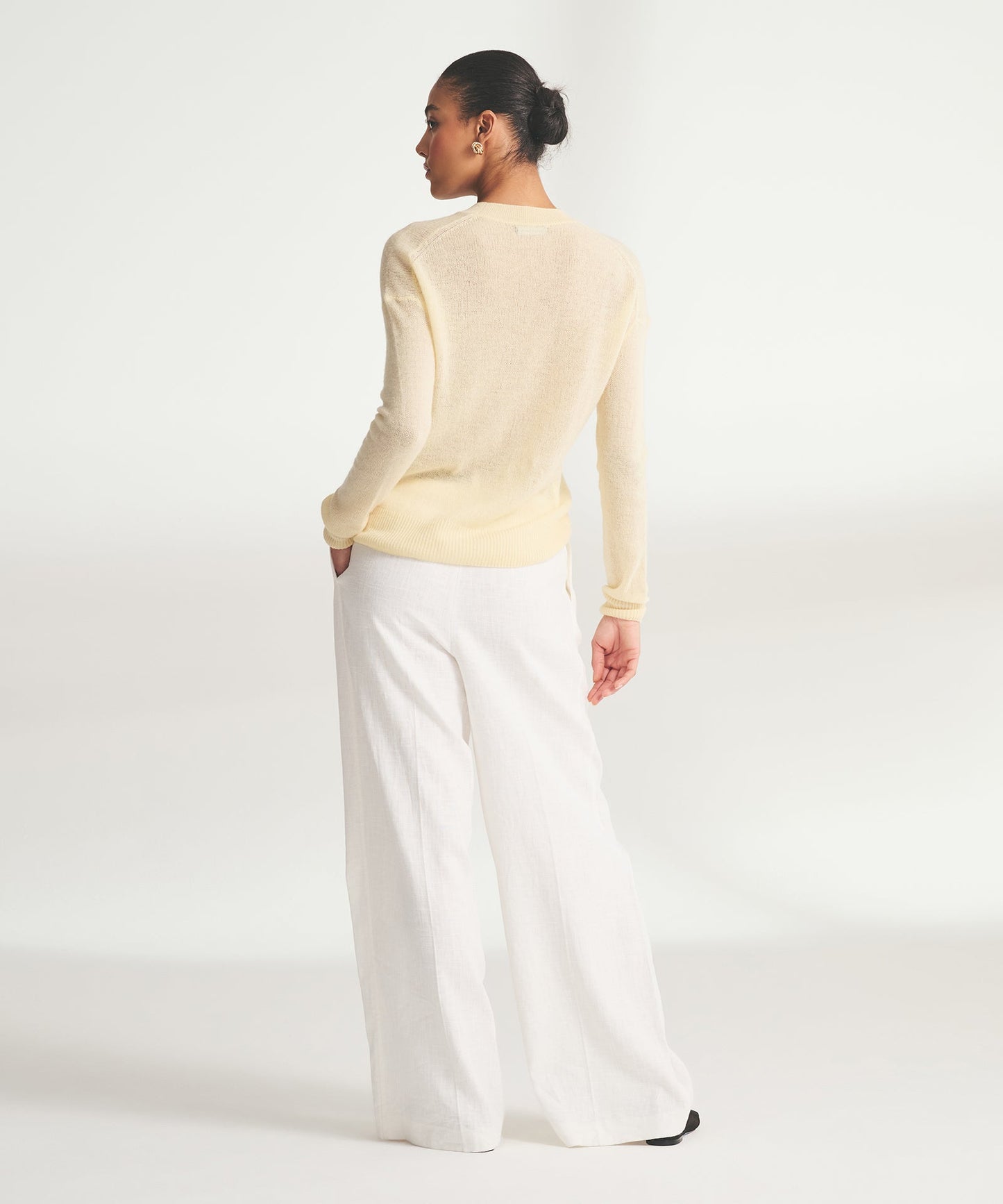 Featherweight Cashmere Crewneck Sweater
