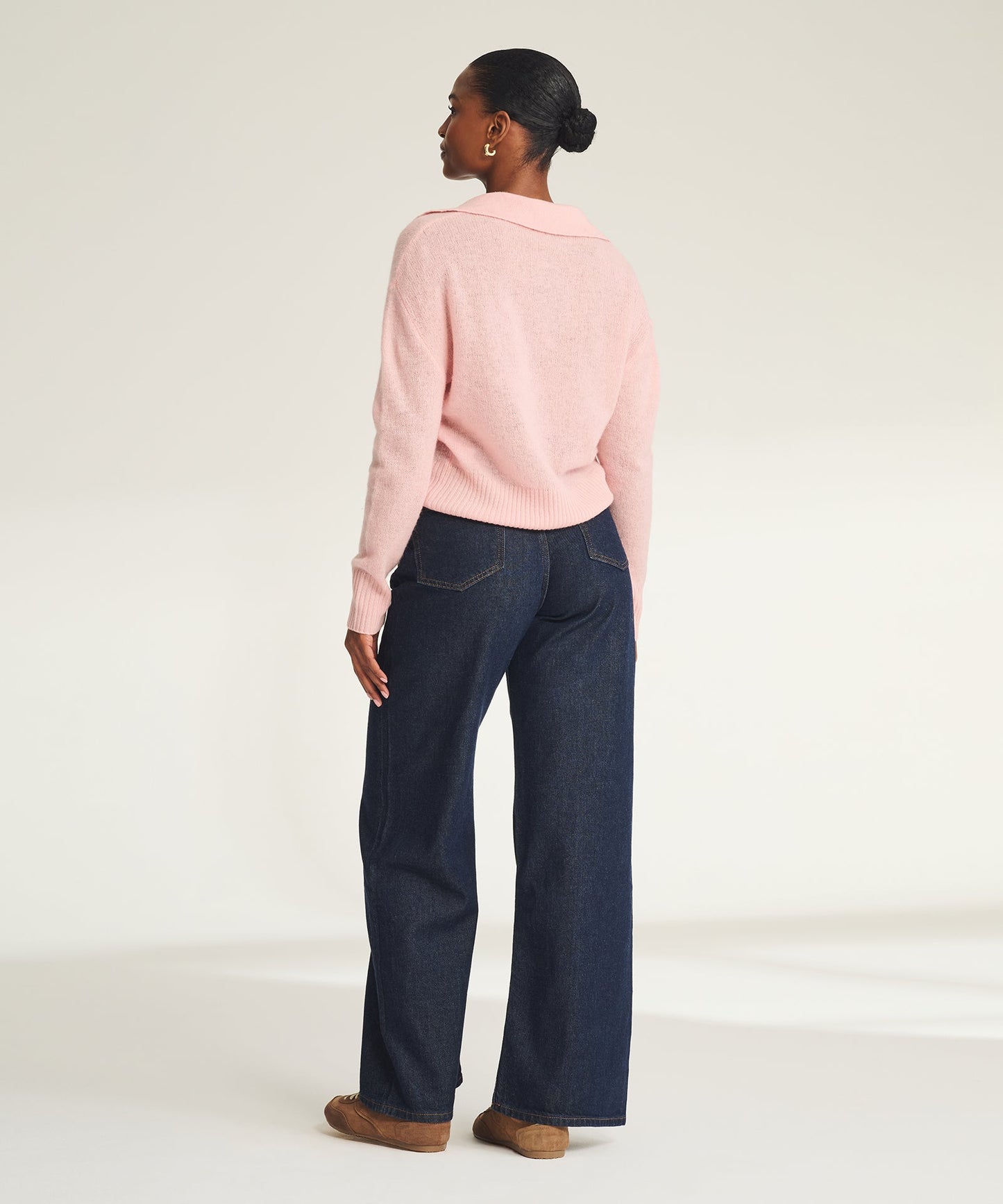 Featherweight Cashmere Polo Sweater
