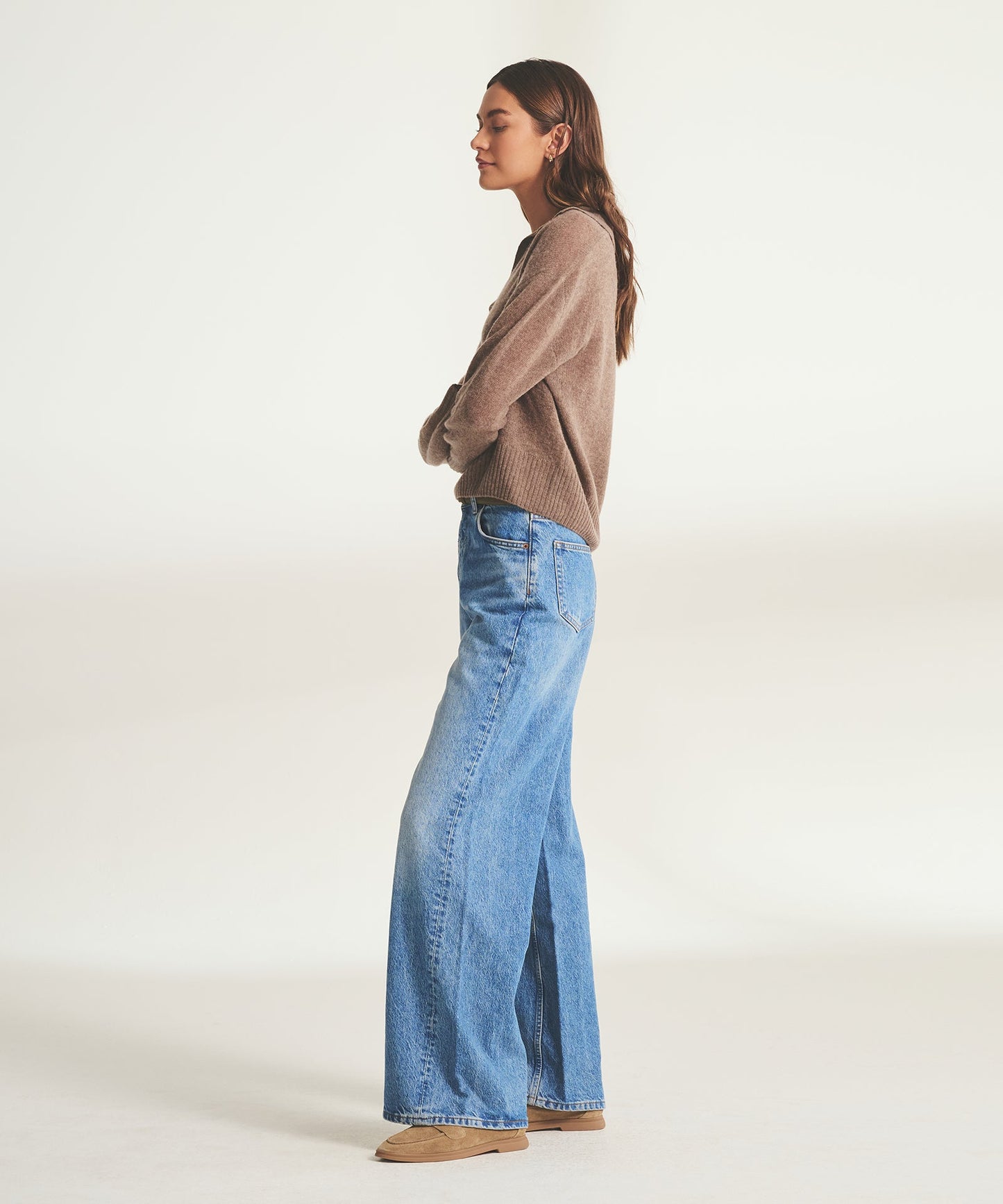 Featherweight Cashmere Polo Sweater