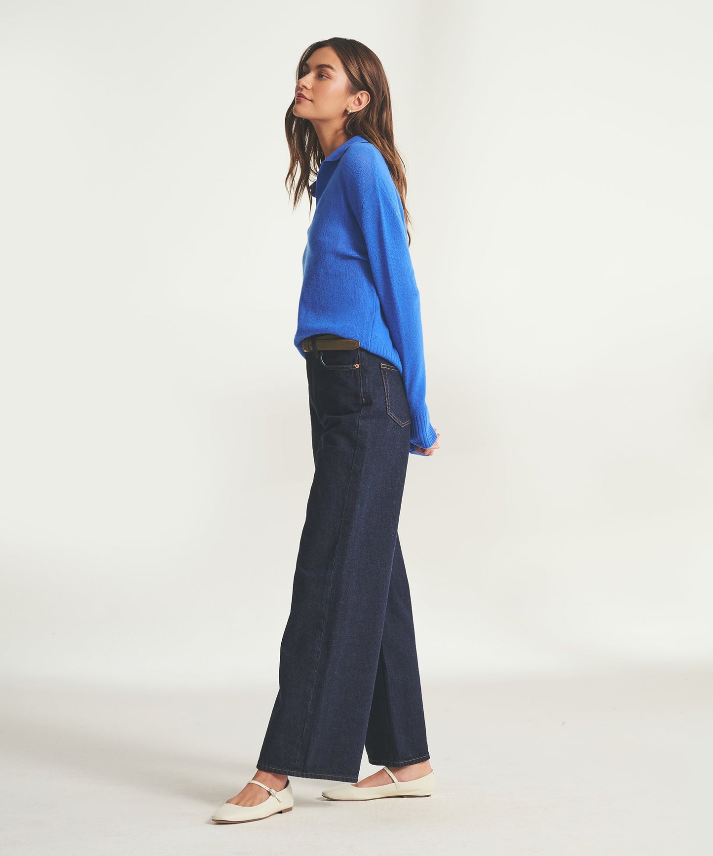 Featherweight Cashmere Polo Sweater