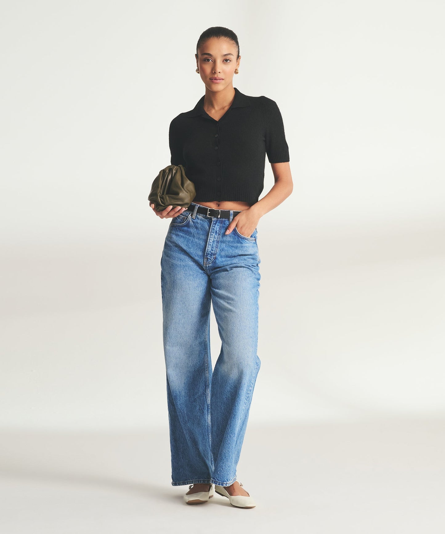 Featherweight Cashmere Short Sleeve Cardigan