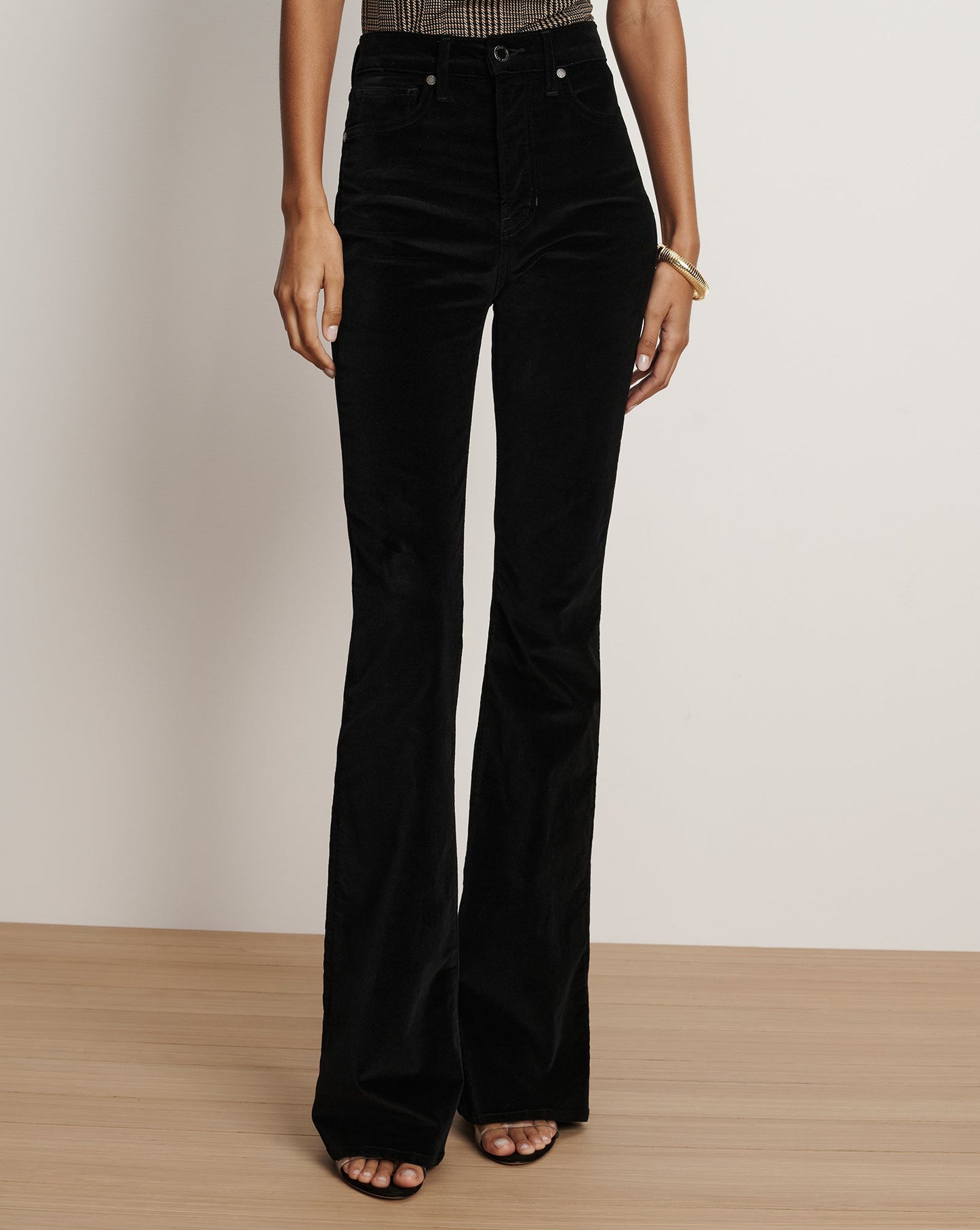 Beverly Velvet Skinny-Flare Pant
