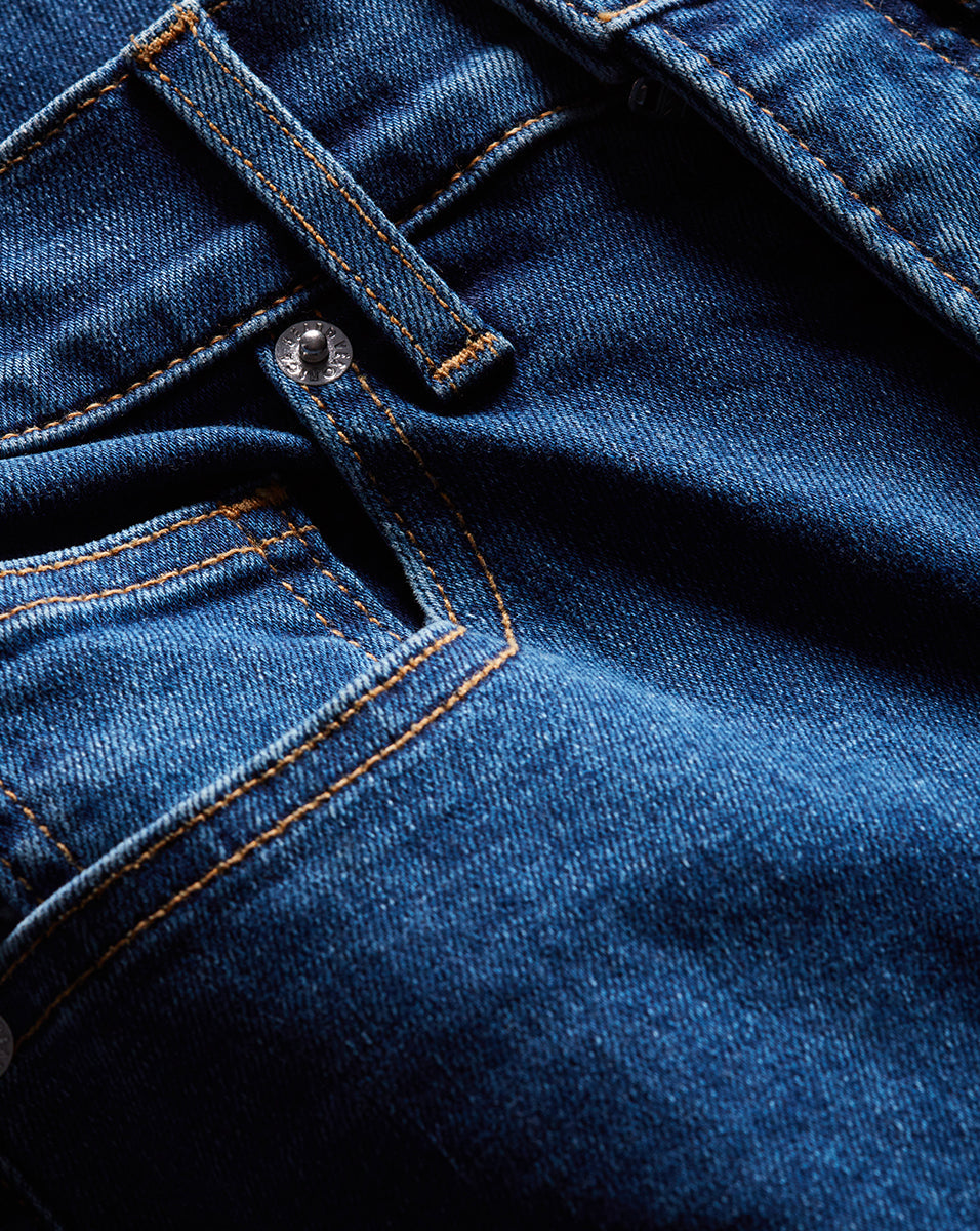 Beverly Loafer Length Skinny-Flare Jean