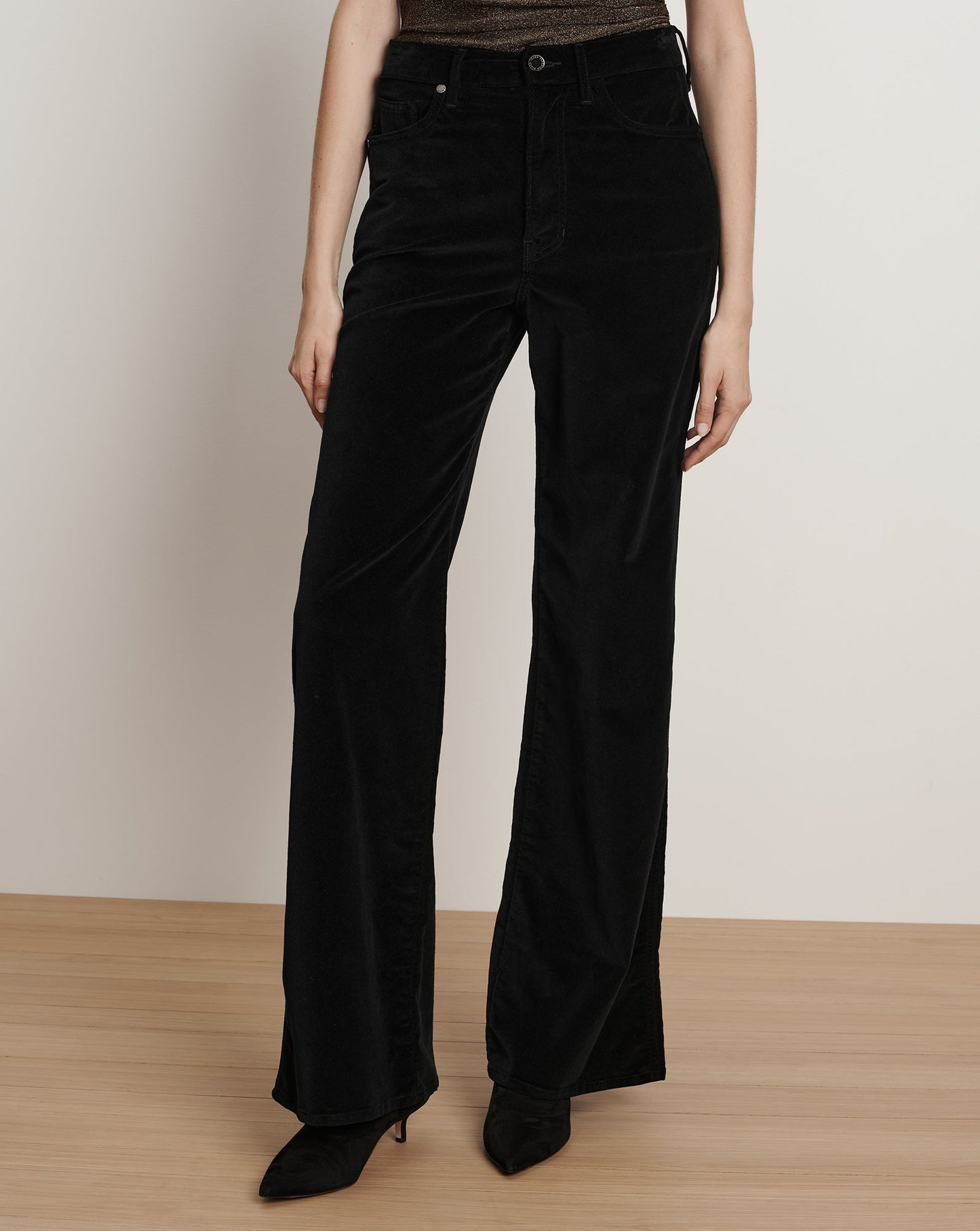 Taylor Velvet Wide-Leg Pant